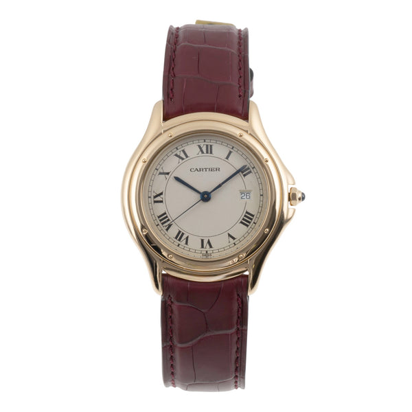 Cartier Cougar oro de 18 quilates cuarzo reloj para caballeros 116000R, W3500453  [2504241]