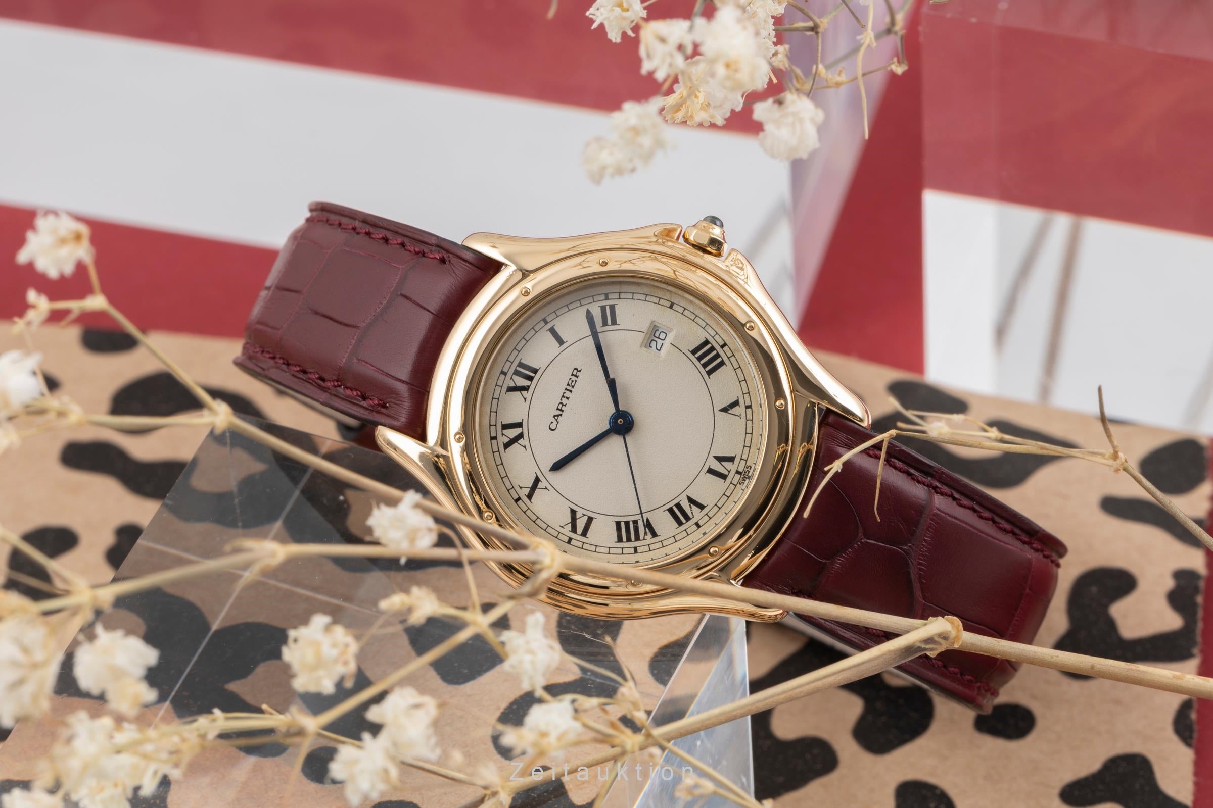 Cartier Cougar oro de 18 quilates cuarzo reloj para caballeros 116000R, W3500453  [2504241]