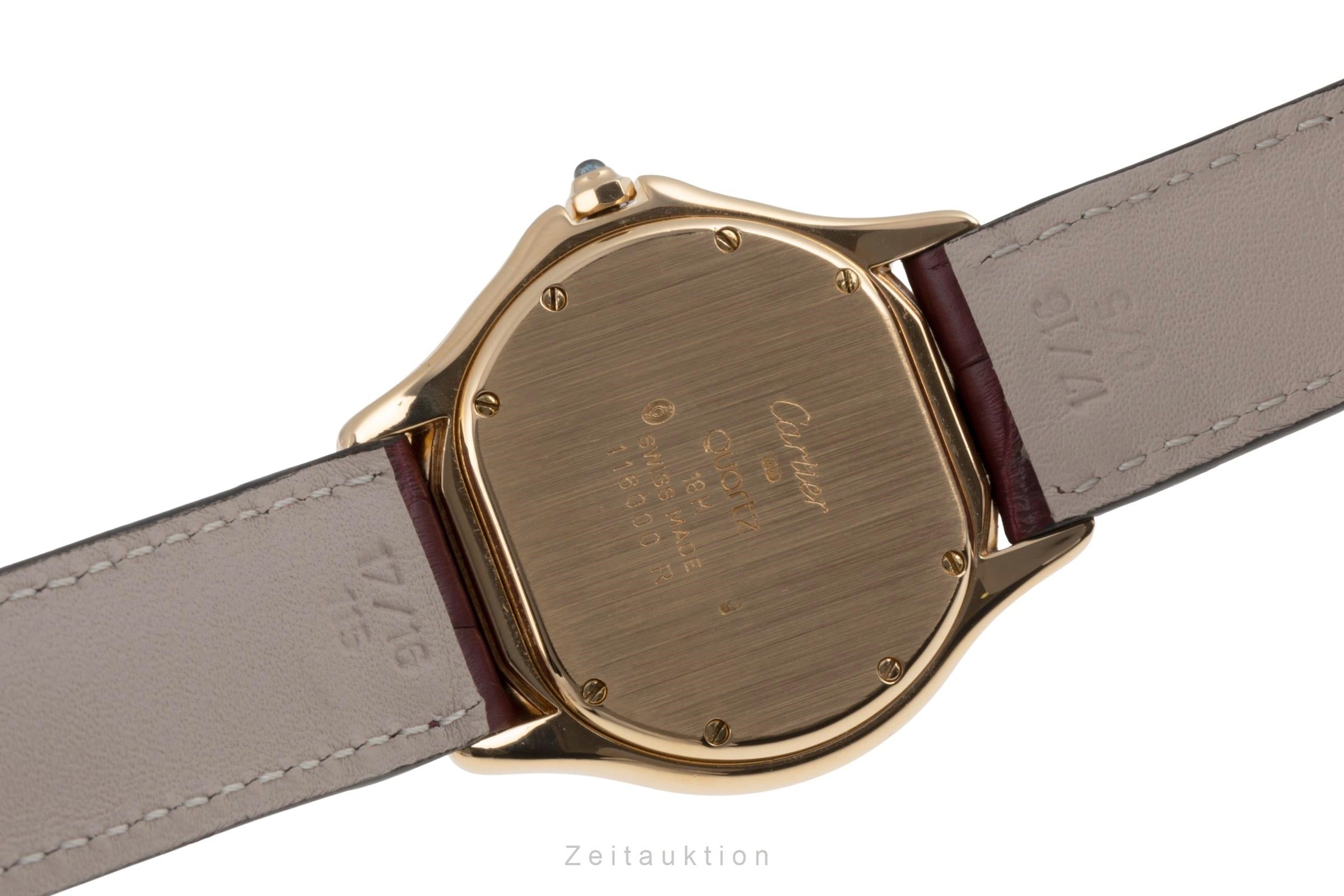 Cartier Cougar oro de 18 quilates cuarzo reloj para caballeros 116000R, W3500453  [2504241]