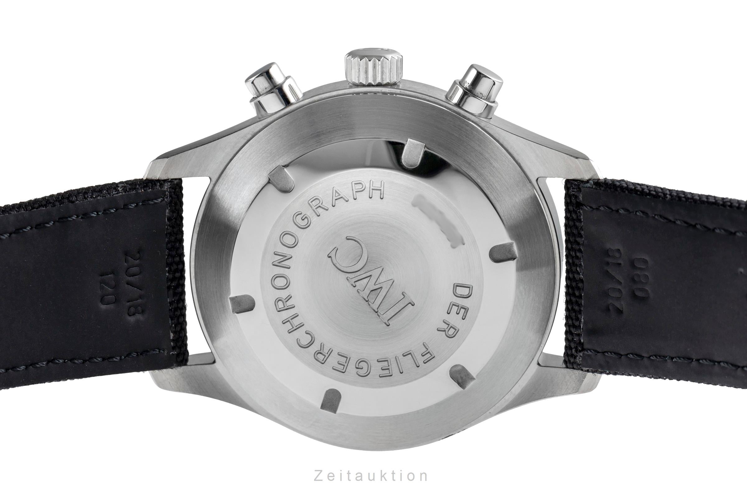 IWC Fliegerchronograph chronographe acier automatique montre pour hommes IW370601  [2504244]