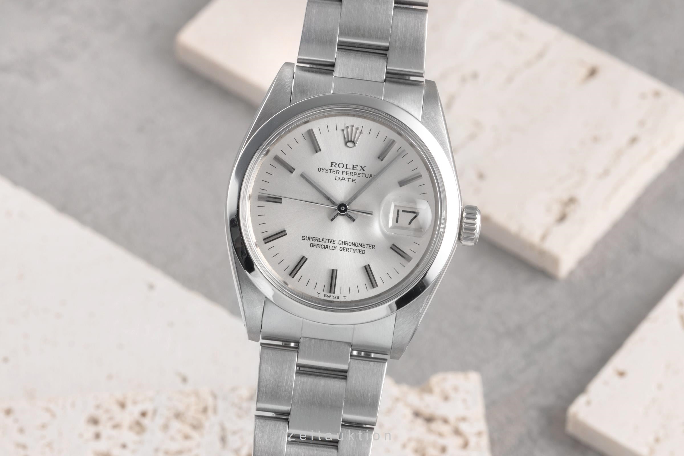 Rolex Date acciaio automatismo orologio da uomo 1500  [2504249]