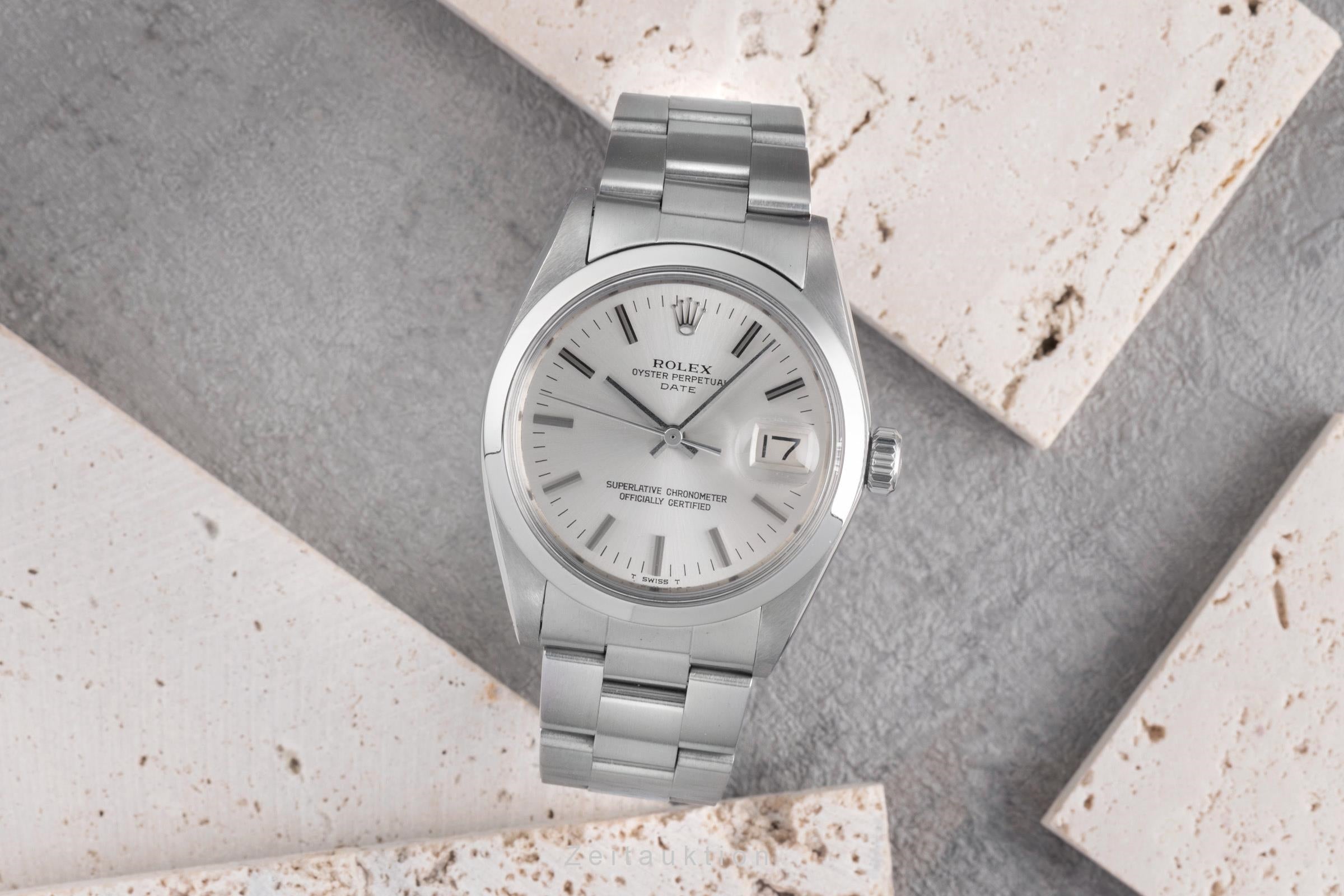 Rolex Date acciaio automatismo orologio da uomo 1500  [2504249]