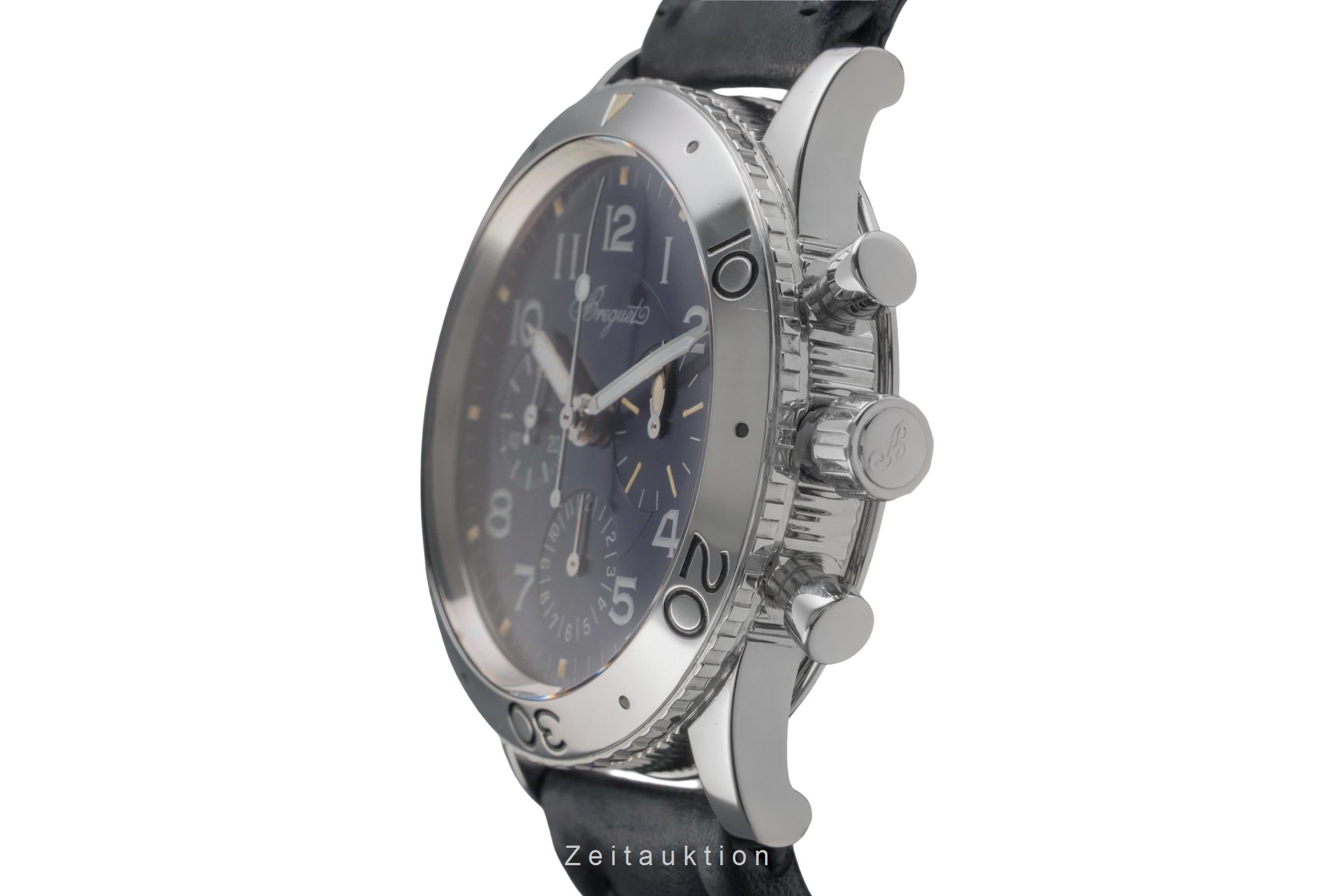 Breguet Type XX chronograph steel automatic Kal. 582 Ref. 3807/ST