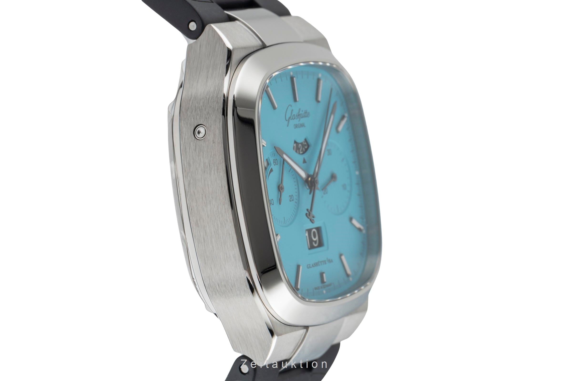 Glashütte Seventies chronographe acier automatique montre pour hommes 1-37-02-10-02-63 Limited  [2504258]