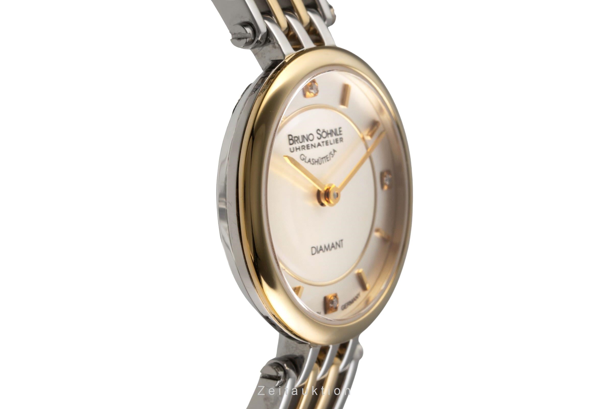 Bruno Söhnle Glashütte Latina II acero / banado en oro cuarzo reloj para damas  17-23103-242  [2504259]