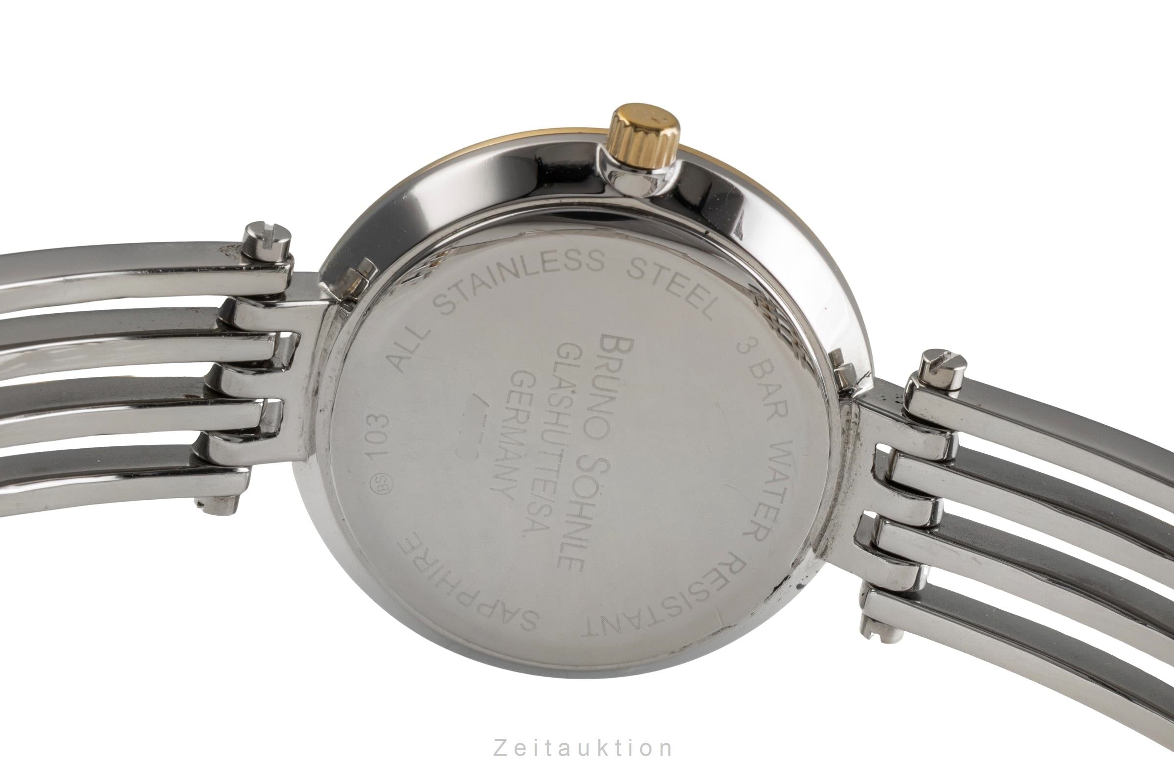 Bruno Söhnle Glashütte Latina II acero / banado en oro cuarzo reloj para damas  17-23103-242  [2504259]