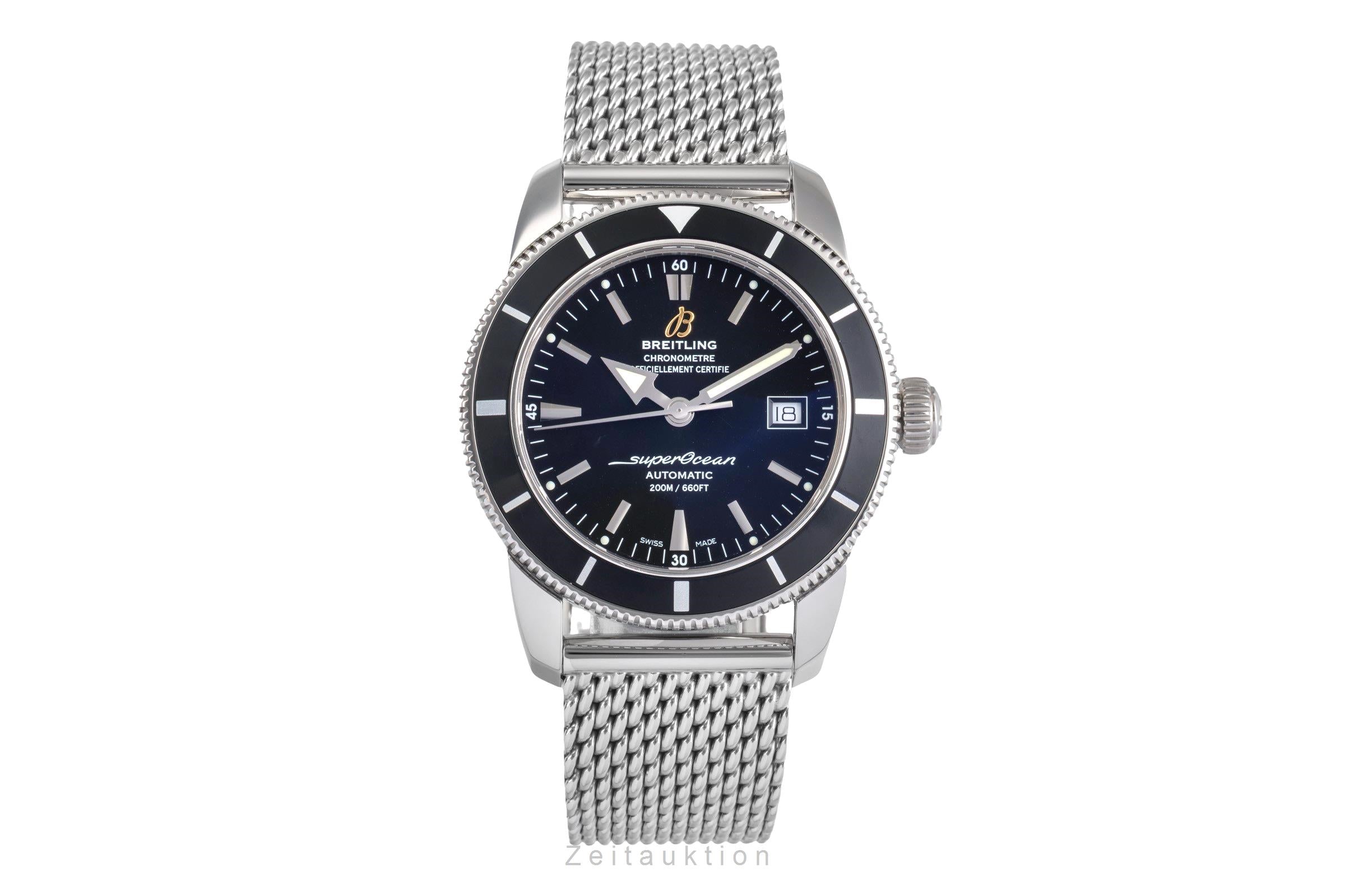 Breitling Superocean Heritage 42 Black Dial Stahl Automatik Herrenuhr Ref A17321 [2504262]