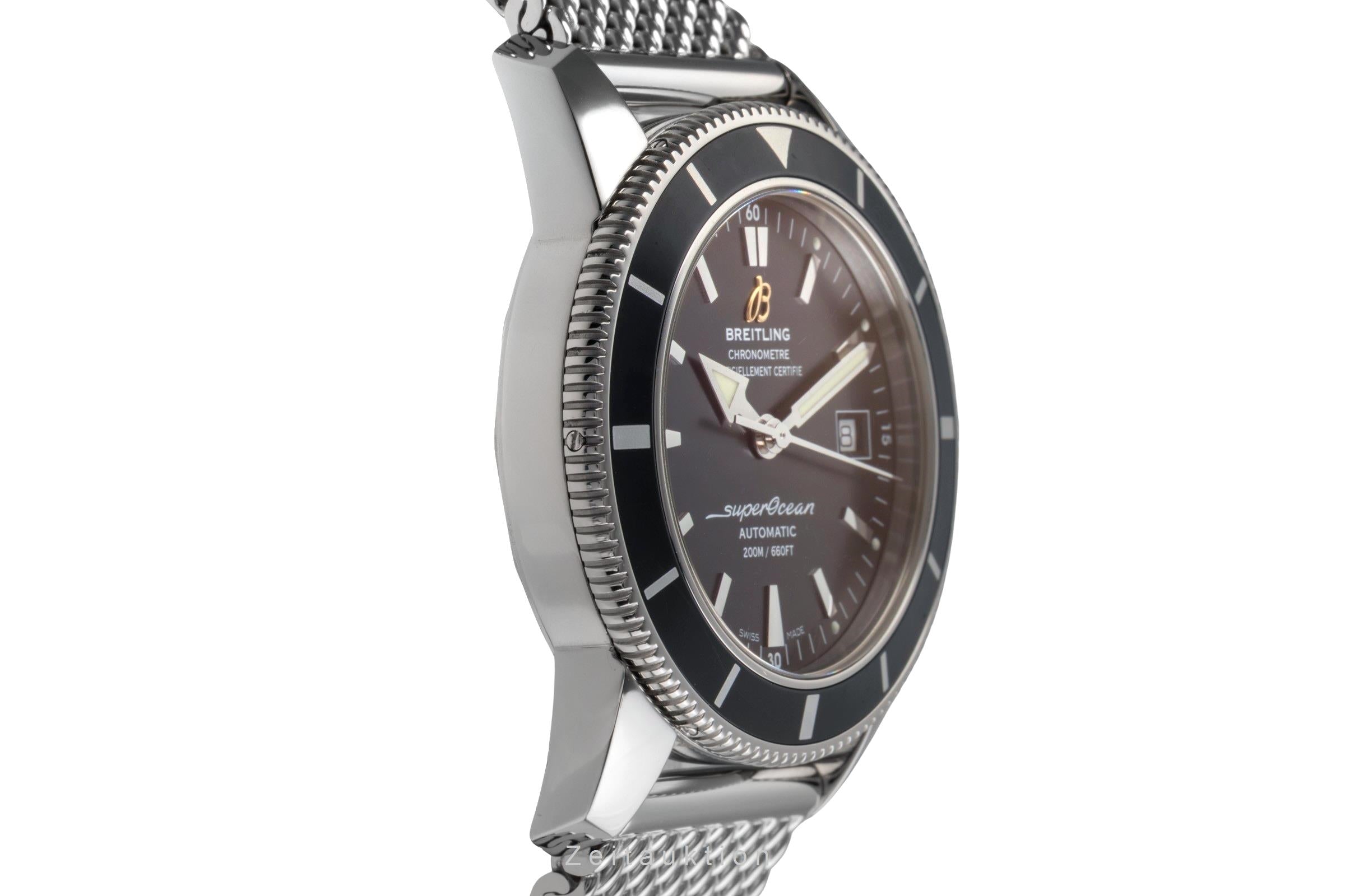 Breitling Superocean Heritage 42 Black Dial Stahl Automatik Herrenuhr Ref A17321 [2504262]