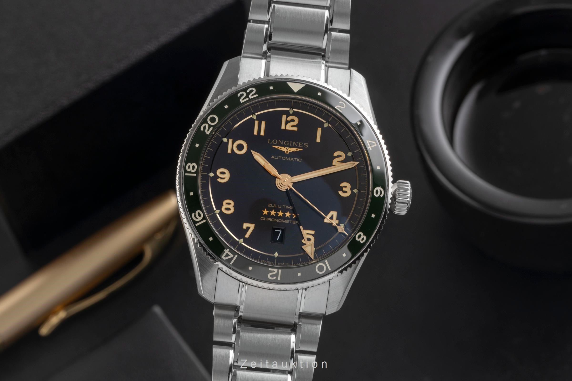 Longines Spirit acier automatique montre pour hommes L3.812.4.63.6 LP: 3450EUR  [2504263]