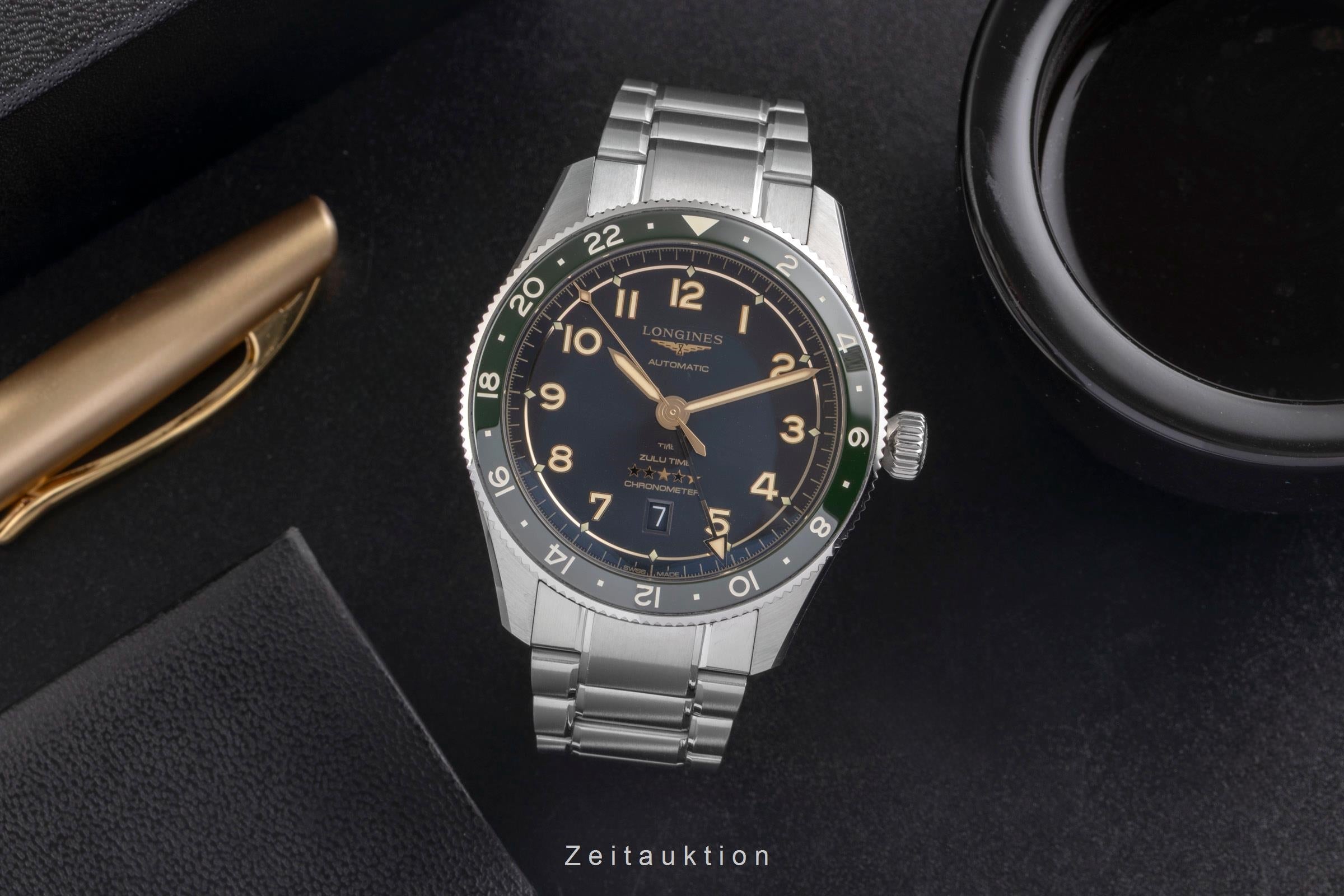 Longines Spirit acier automatique montre pour hommes L3.812.4.63.6 LP: 3450EUR  [2504263]