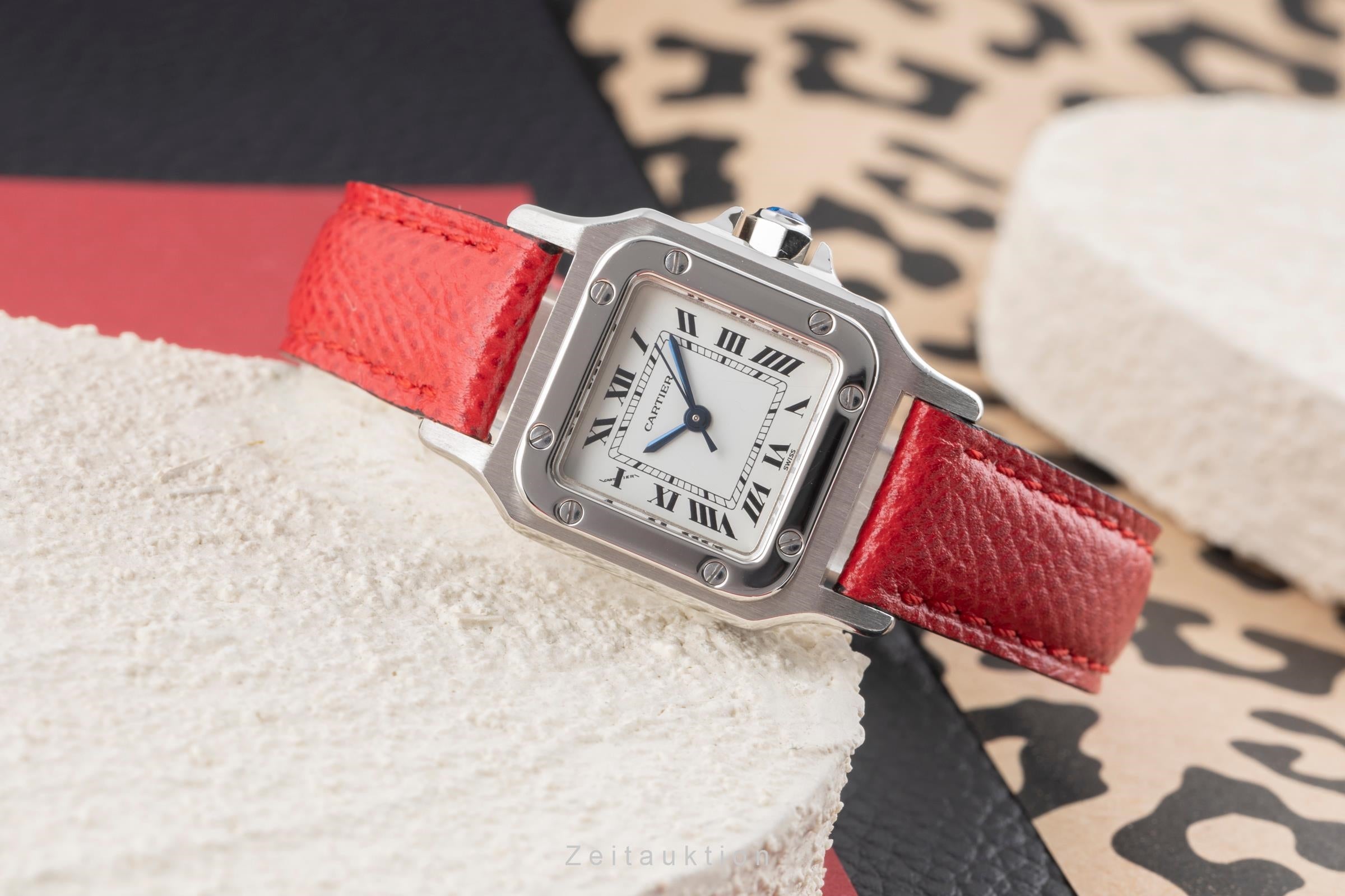 Cartier Santos acero automático reloj para damas  0901 Vintage  [2504264]