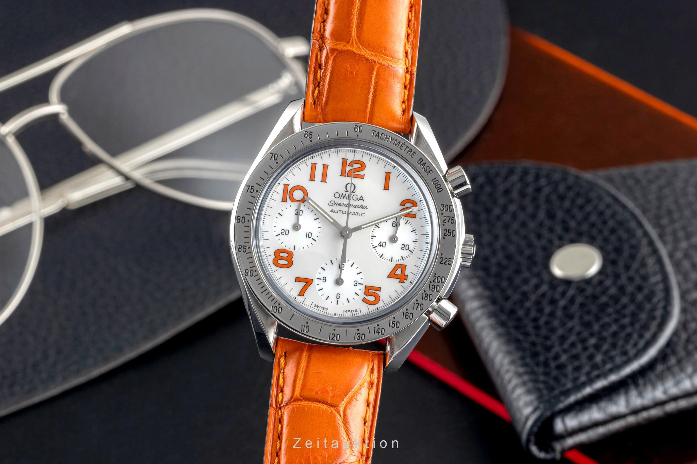 Omega Speedmaster chronograph steel automatic men's watch 3834.78.38 LP: 5700EUR  [2504266]