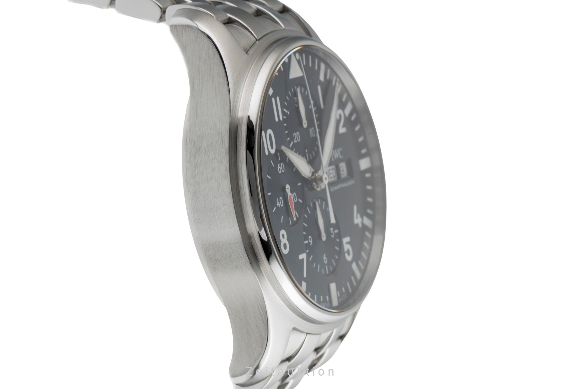 IWC Fliegerchronograph chronograph steel automatic men's watch IW377717 LP: 9500EUR  [2504270]