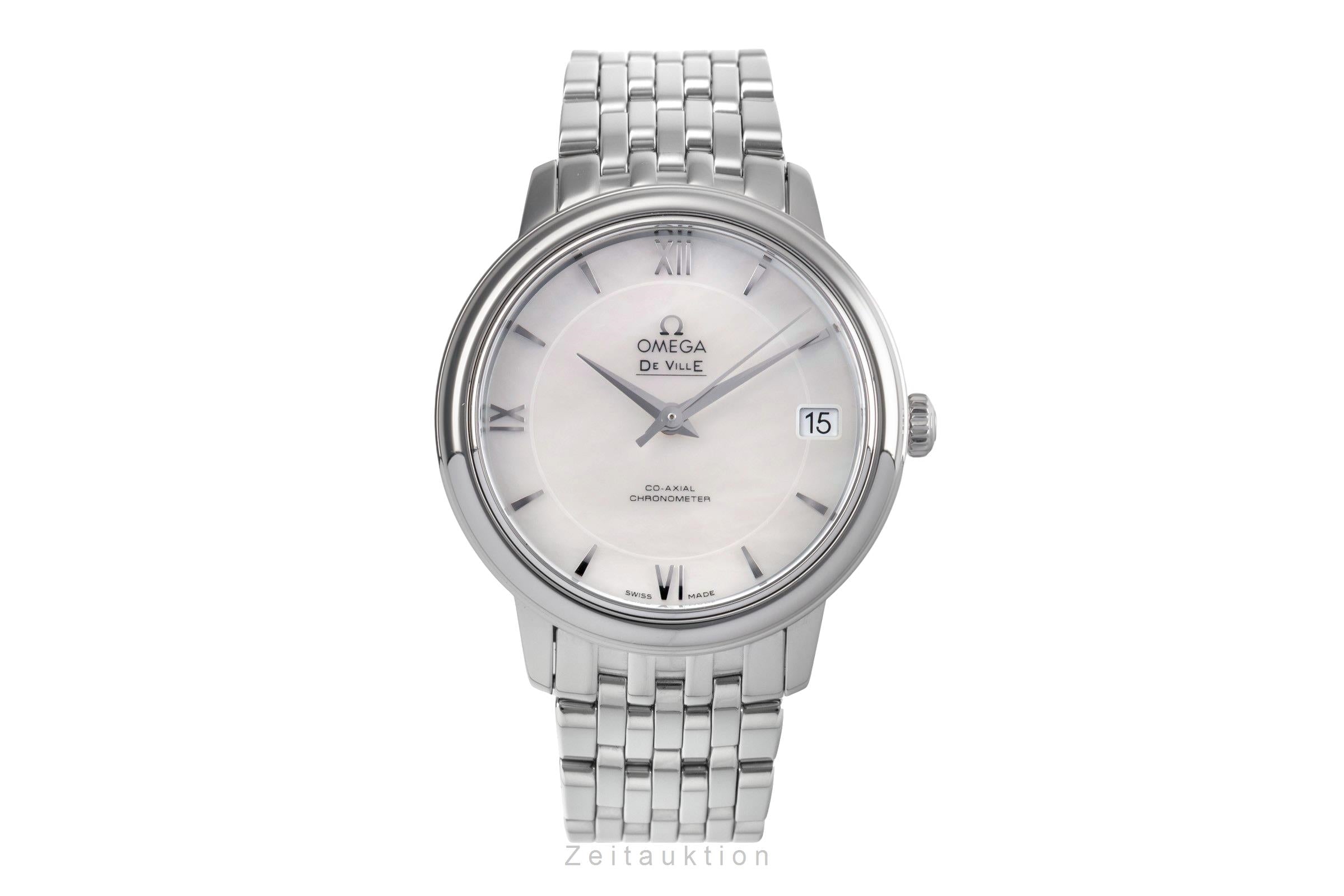 Omega De Ville acier automatique montre pour femmes 424.10.33.20.05.001  [2504272]