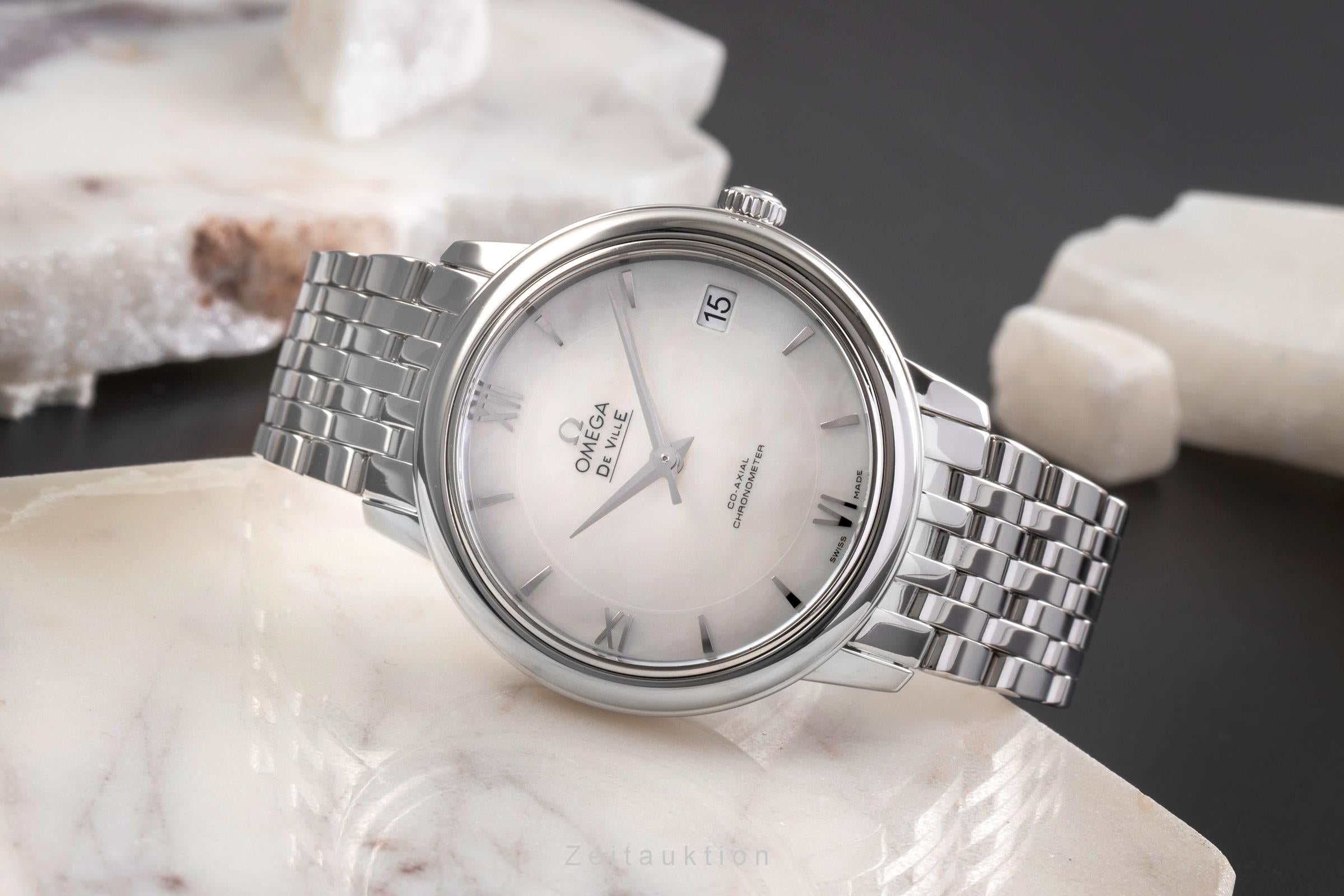 Omega De Ville acier automatique montre pour femmes 424.10.33.20.05.001  [2504272]