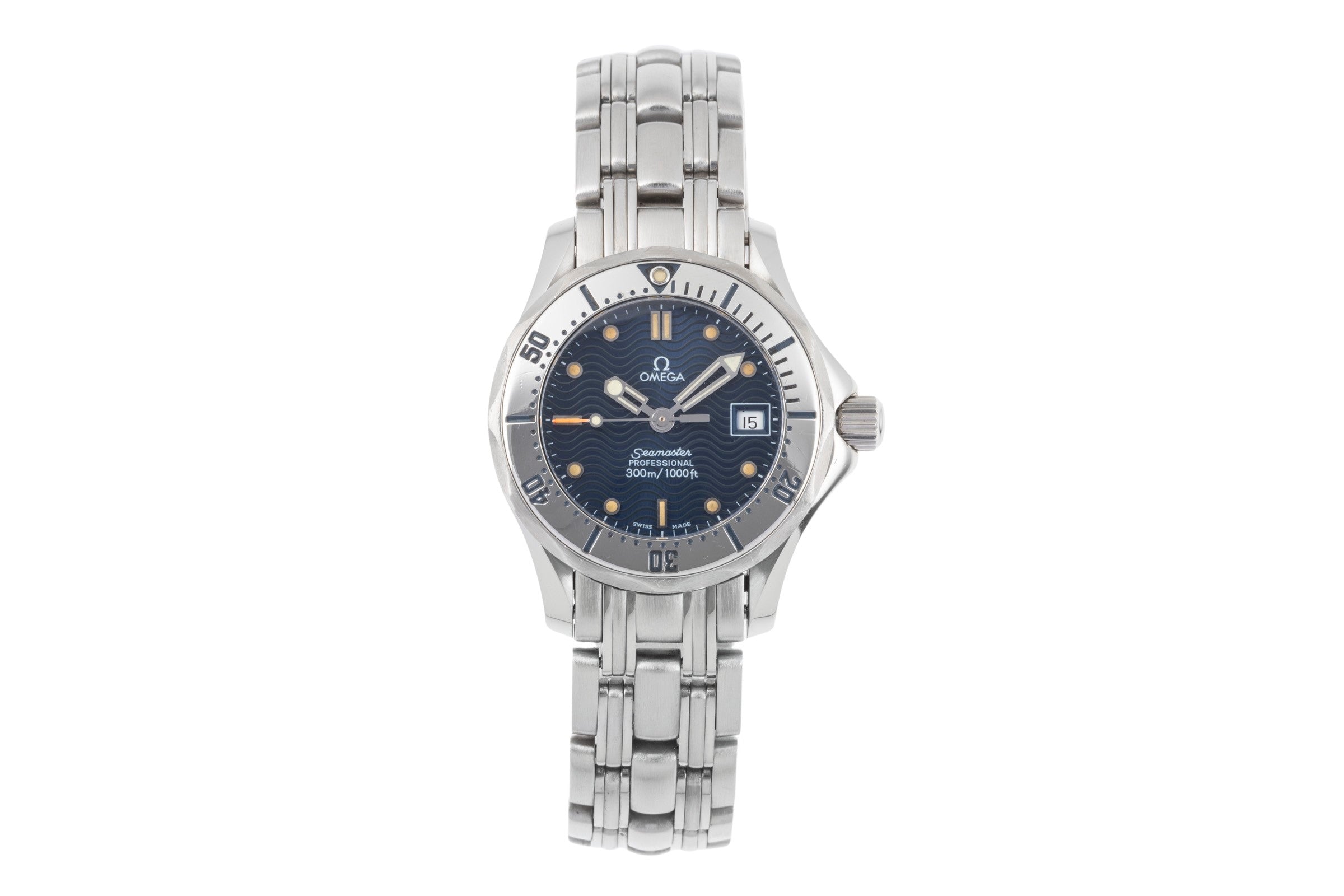 Omega Seamaster steel quartz women's watch 2582.80.00  [2504277]