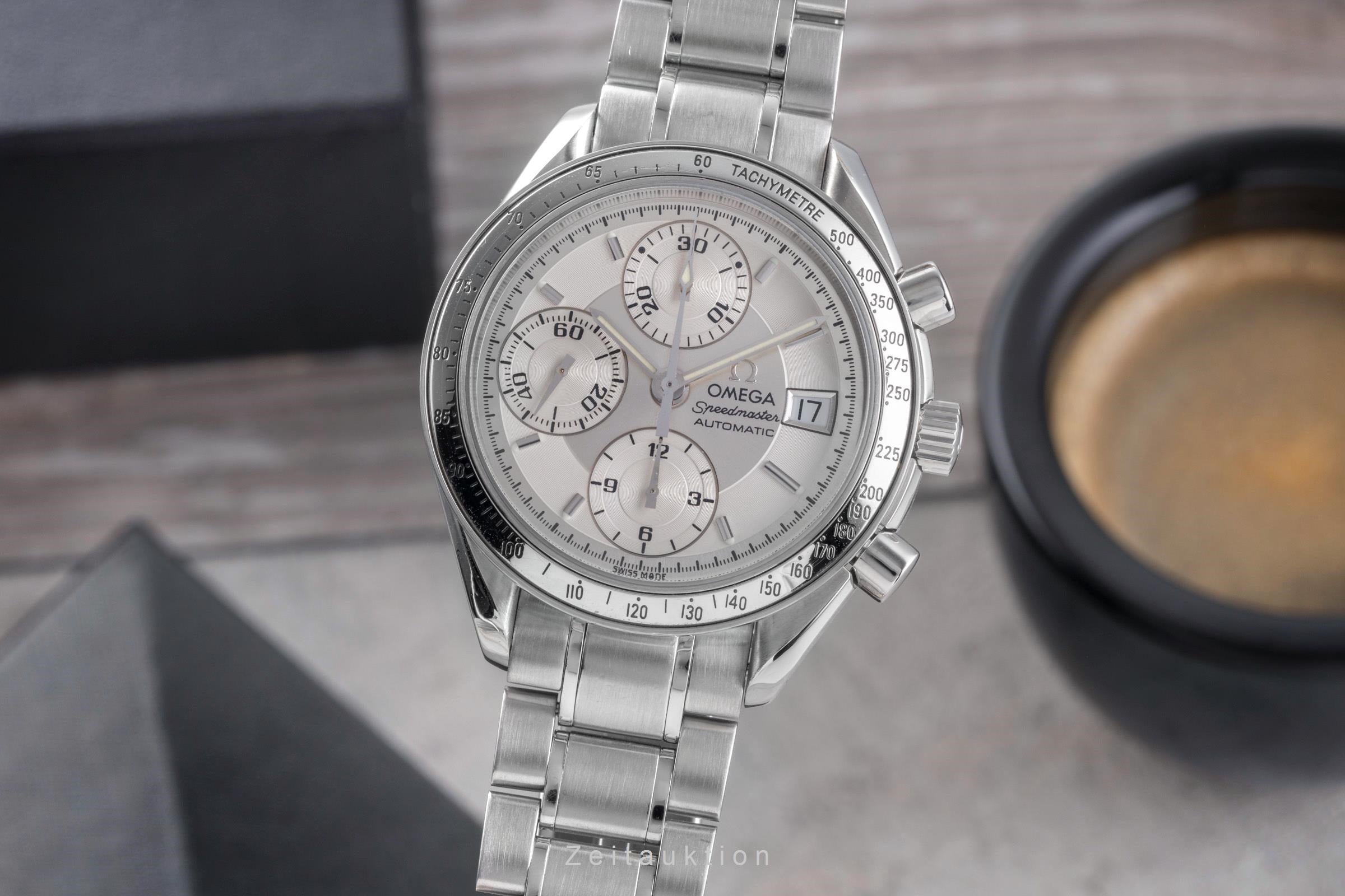 Omega Speedmaster Date chronograph steel automatic men's watch 3513.30.00 LP: 6100EUR  [2504278]