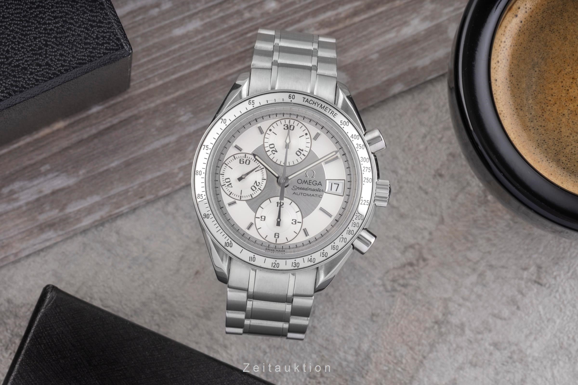 Omega Speedmaster Date chronograph steel automatic men's watch 3513.30.00 LP: 6100EUR  [2504278]