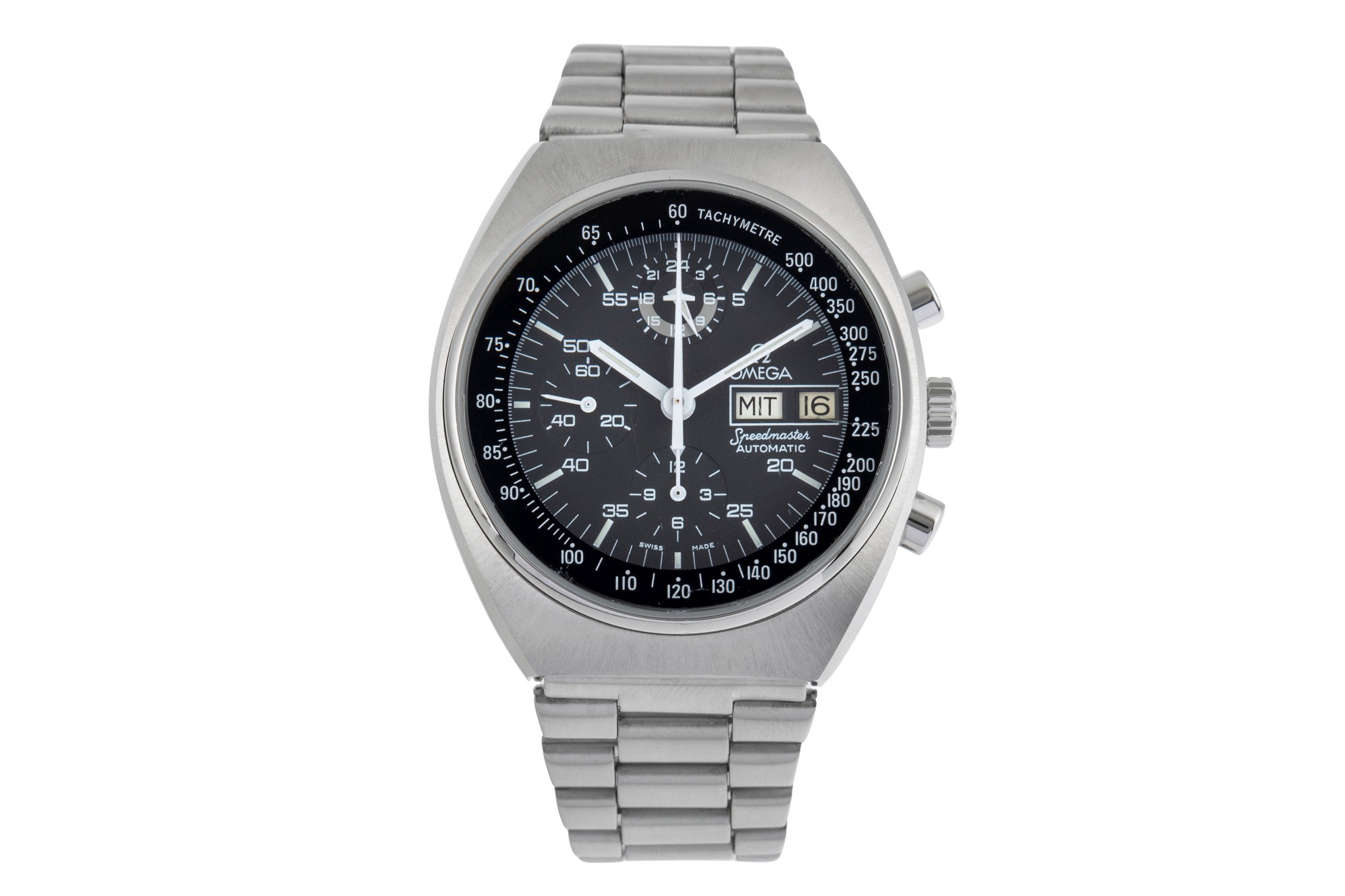 Omega Speedmaster chronograph steel automatic men's watch 176.0012 Vintage  [2504284]