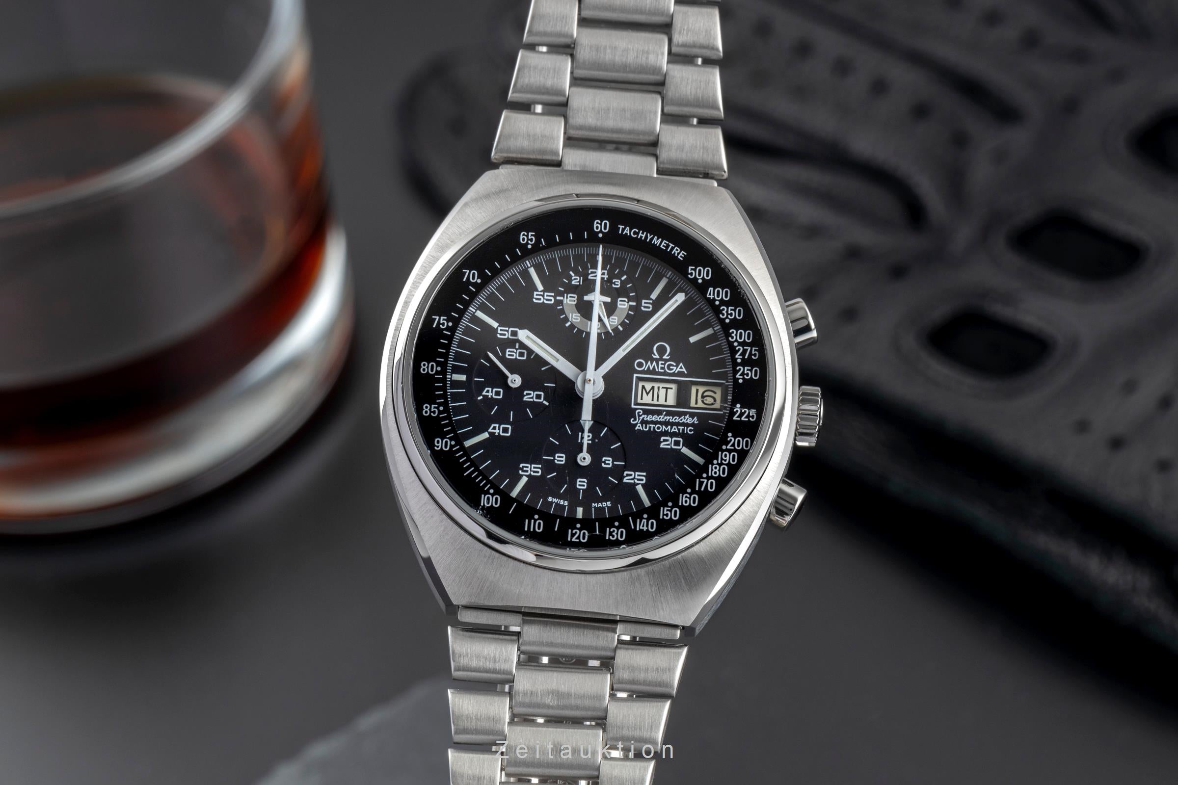 Omega Speedmaster chronograph steel automatic men's watch 176.0012 Vintage  [2504284]