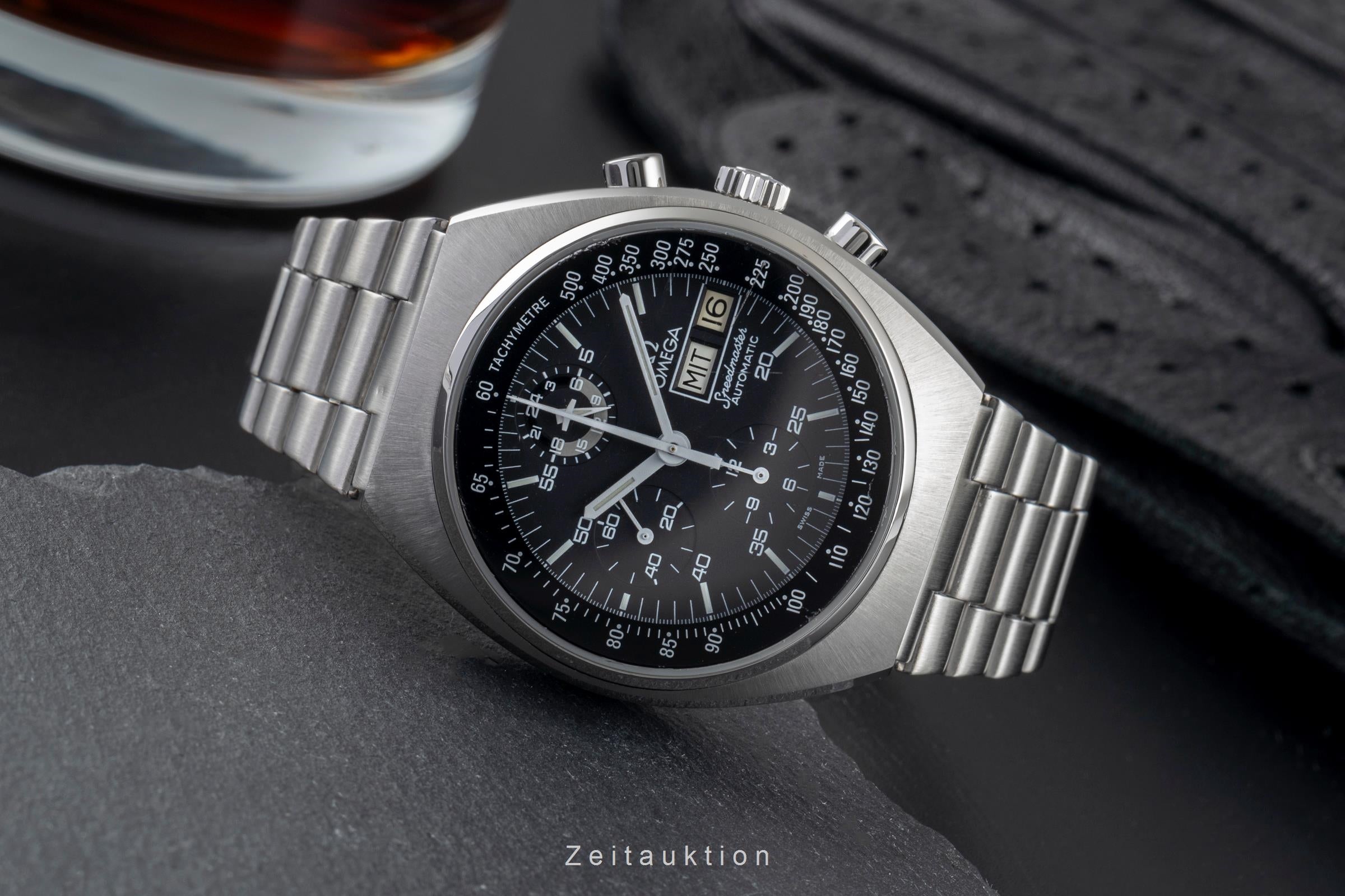Omega Speedmaster chronograph steel automatic men's watch 176.0012 Vintage  [2504284]