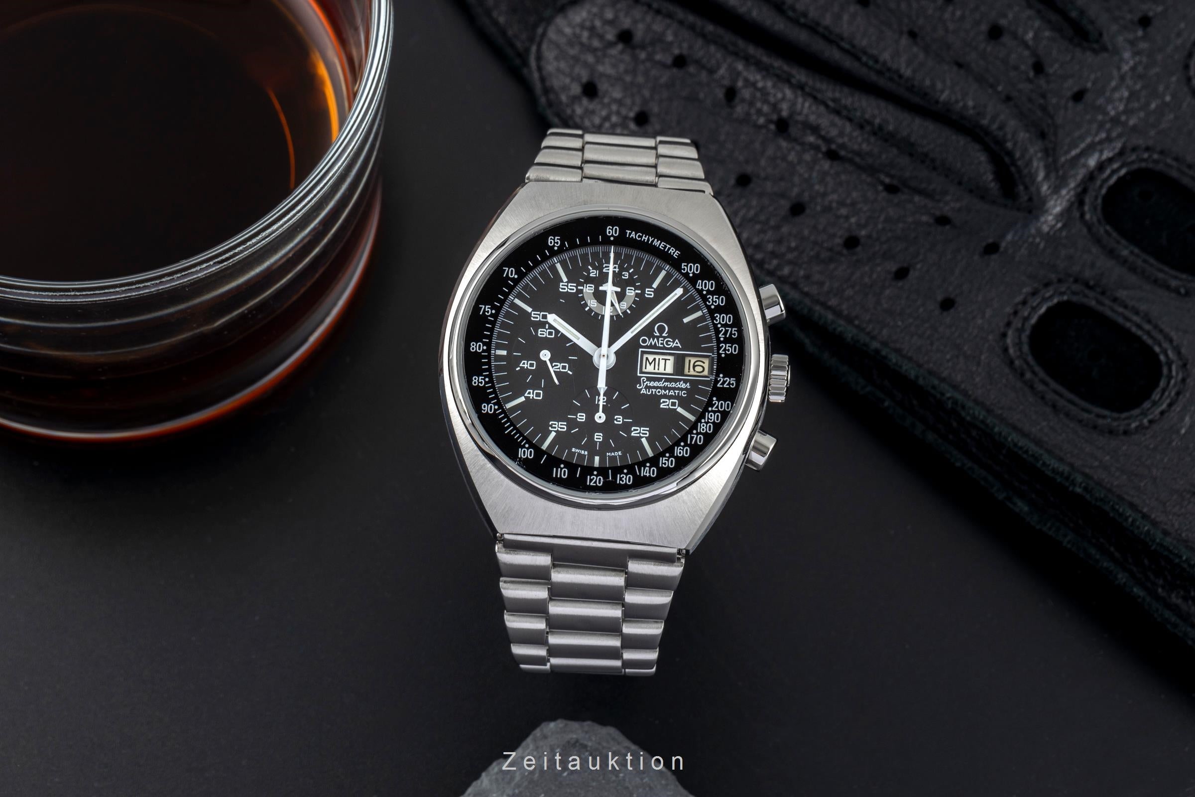 Omega Speedmaster chronograph steel automatic men's watch 176.0012 Vintage  [2504284]