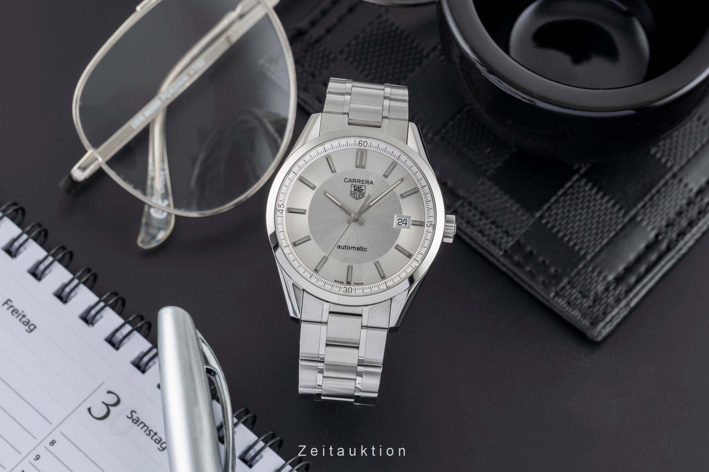 Tag Heuer Carrera steel automatic men's watch WV211A.BA0787  [2504286]