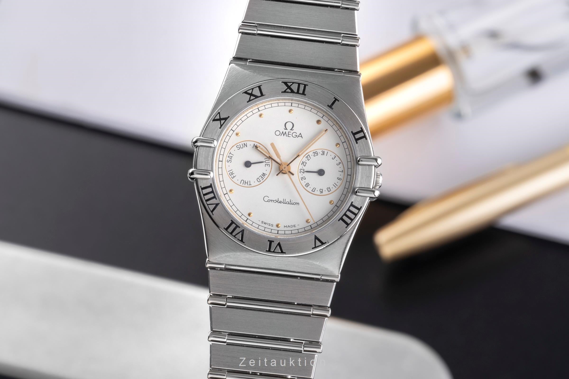 Omega Constellation acier quartz montre pour hommes 396.1070   396.1080  [2504291]