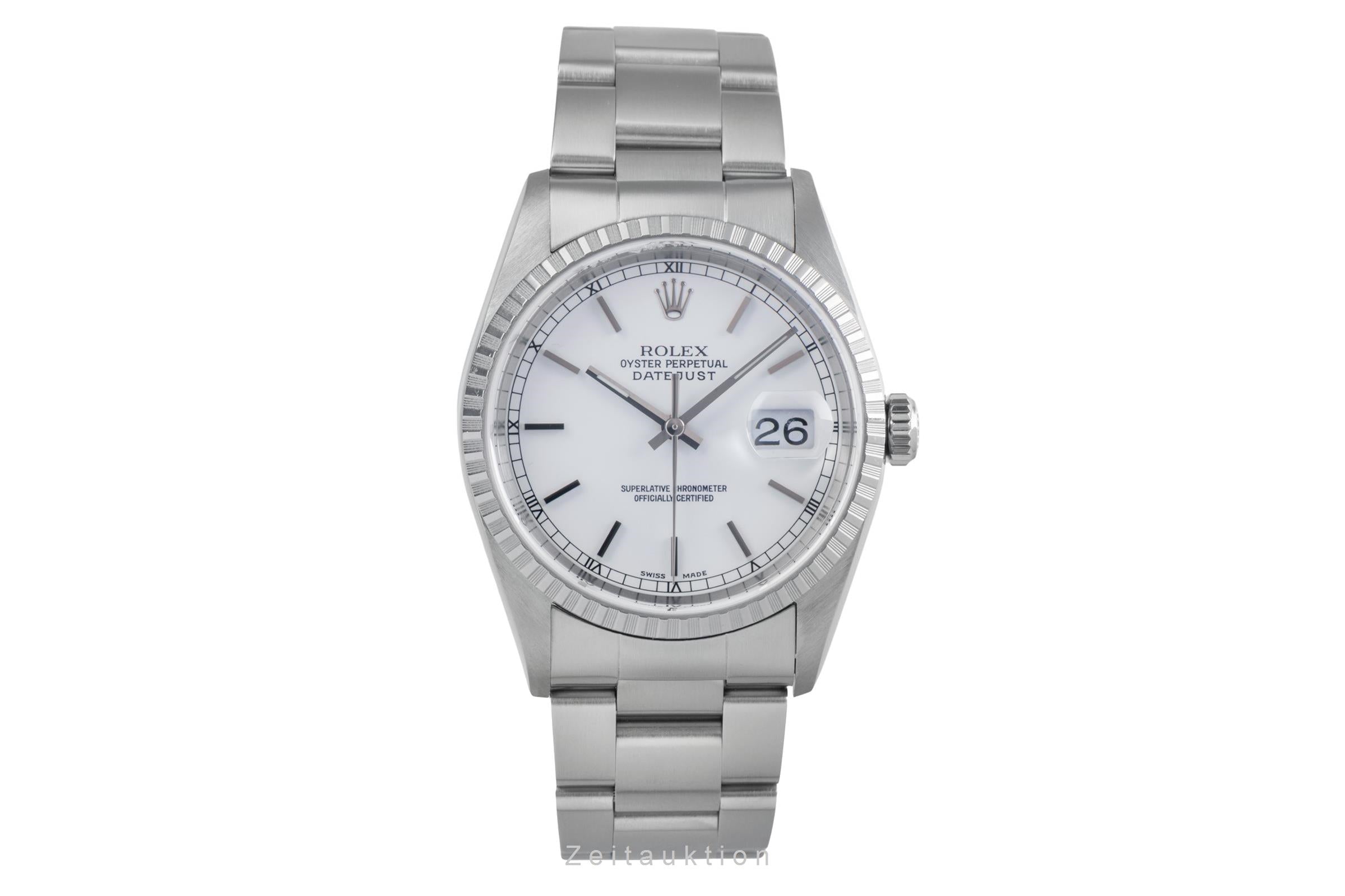 Rolex Datejust steel automatic men's watch 16220  [2504295]