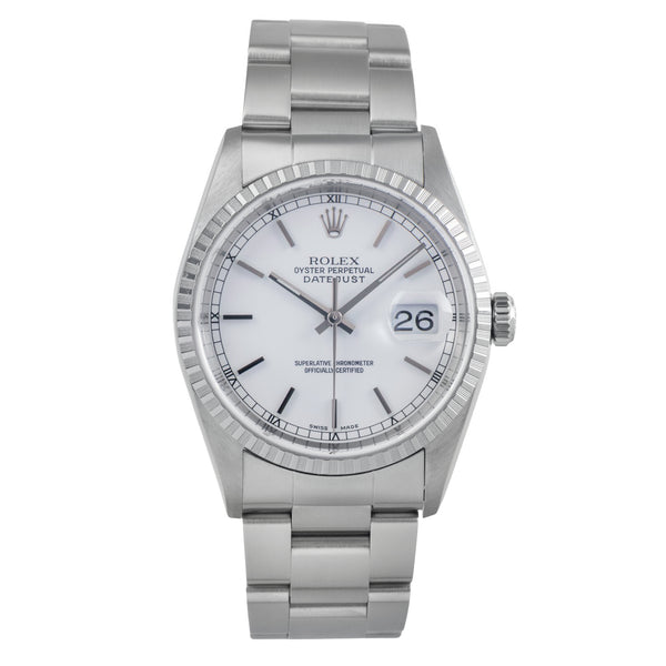 Rolex Datejust steel automatic men's watch 16220  [2504295]