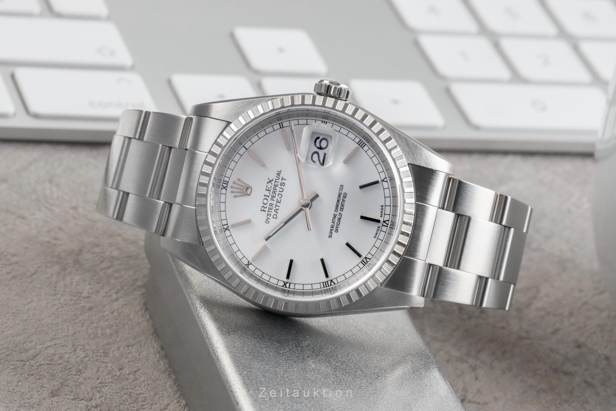 Rolex Datejust steel automatic men's watch 16220  [2504295]