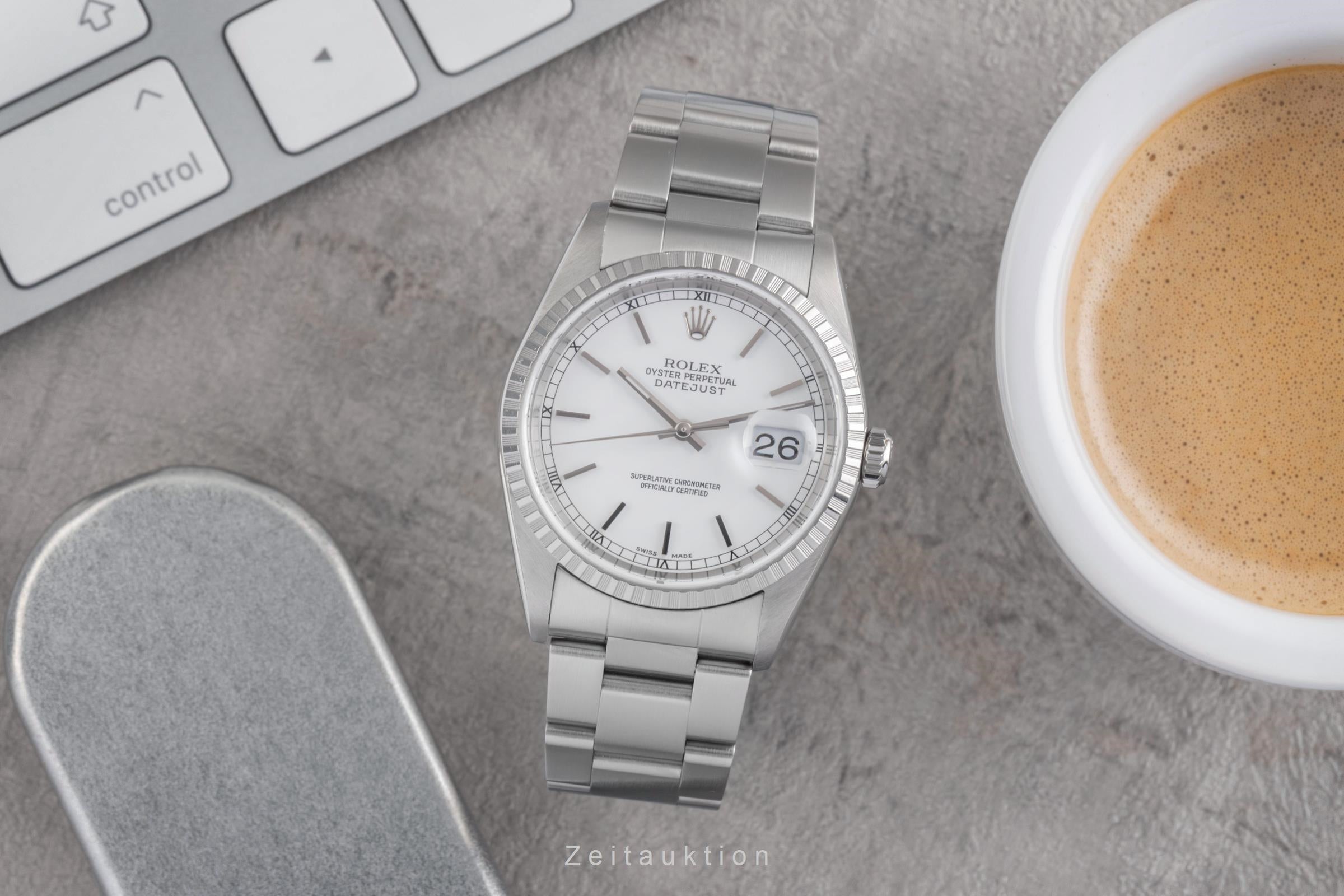 Rolex Datejust steel automatic men's watch 16220  [2504295]