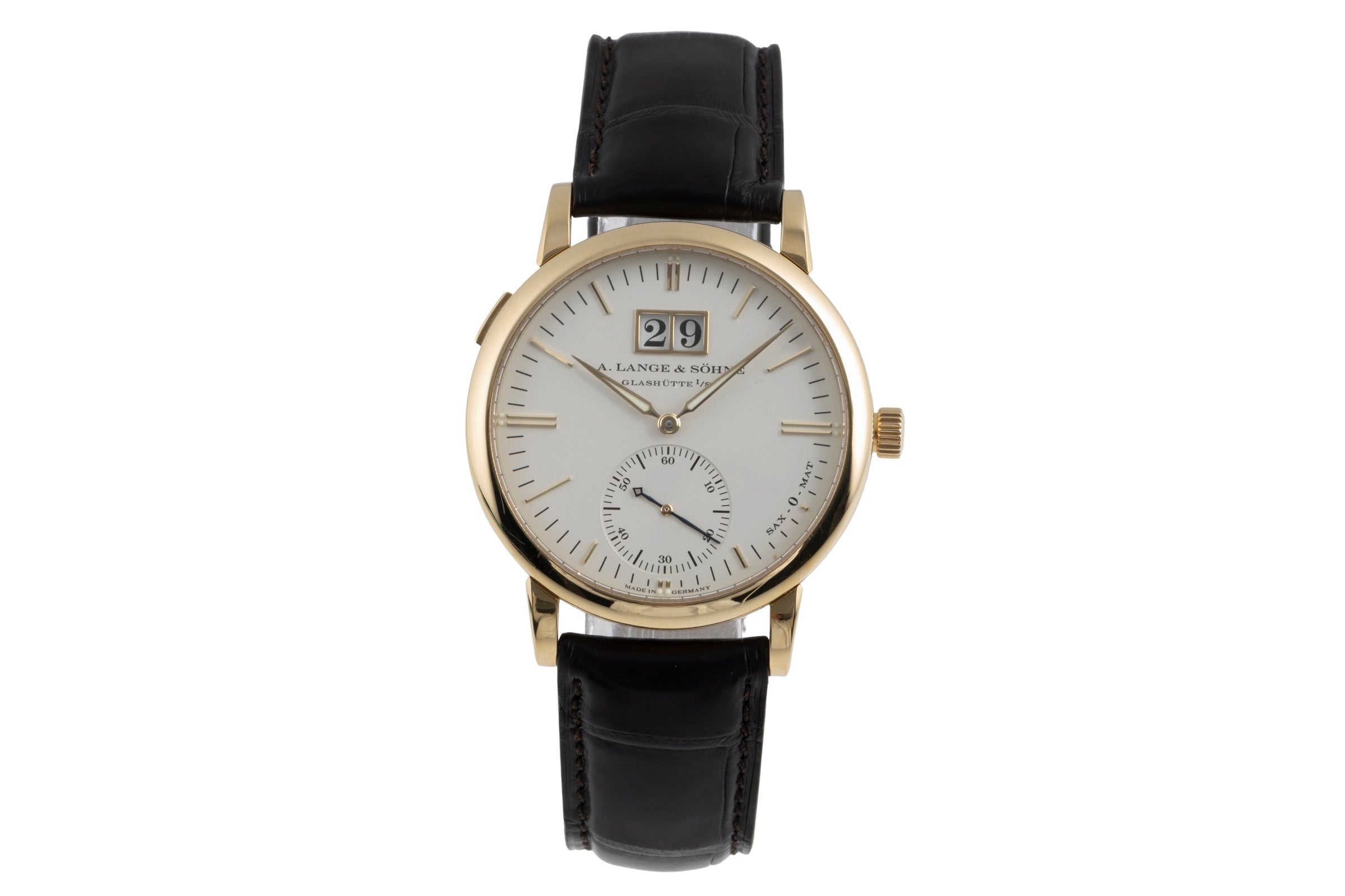 A. Lange & Söhne Langematik or 18 ct automatique montre pour hommes 308.021F  [2504299]