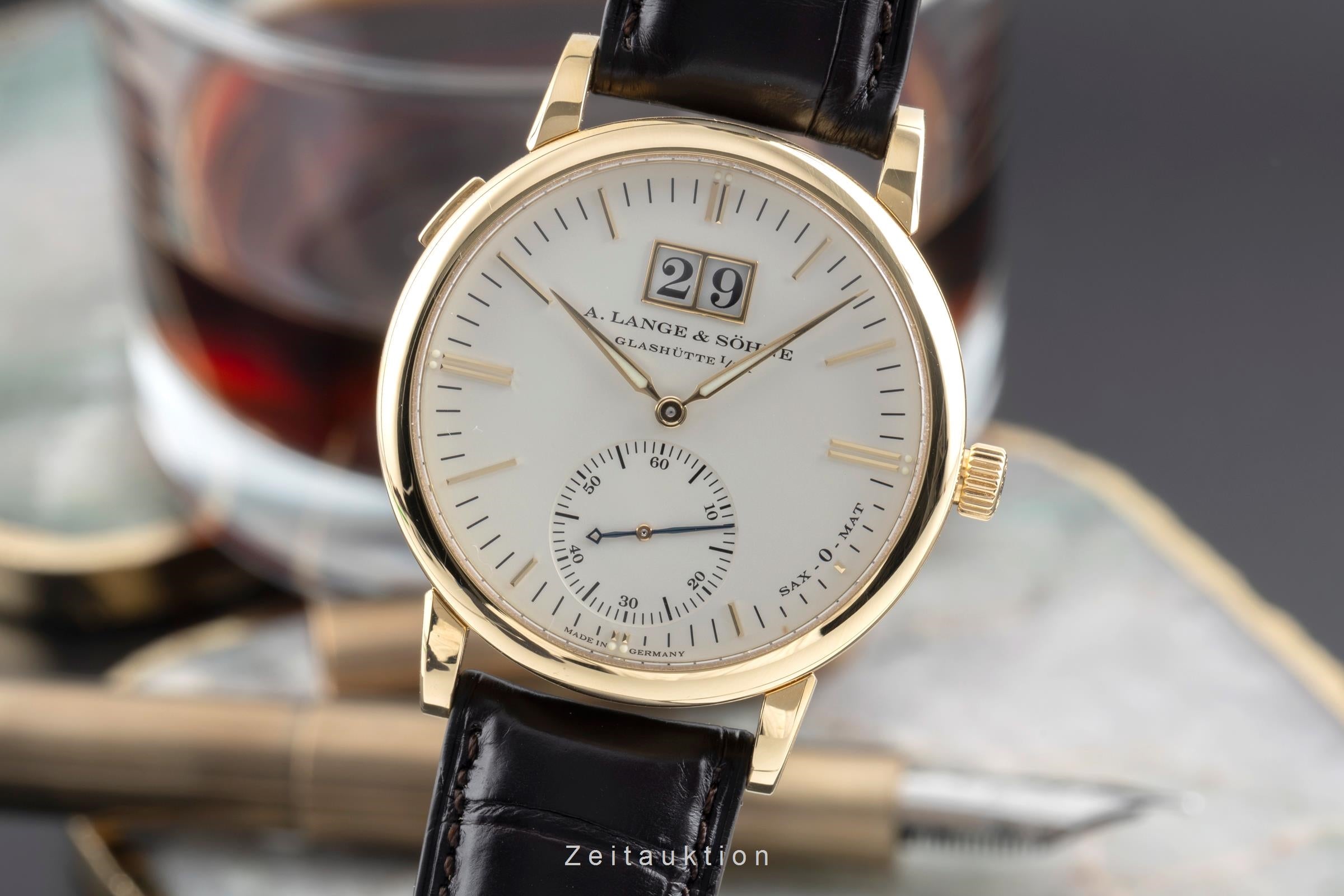 A. Lange & Söhne Langematik or 18 ct automatique montre pour hommes 308.021F  [2504299]