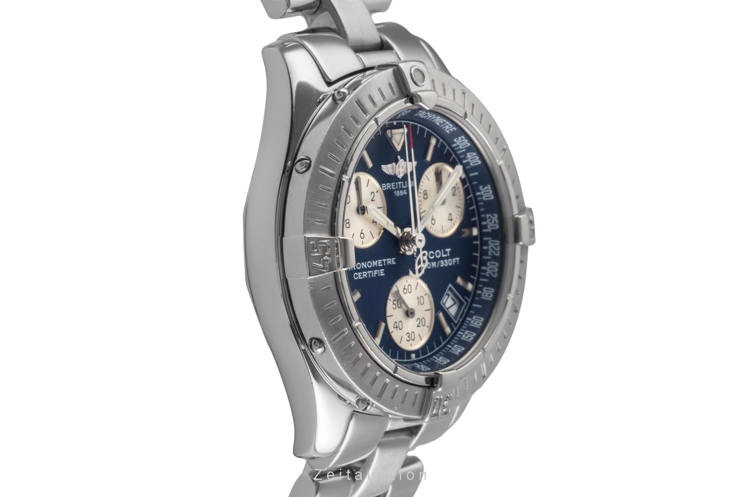 Breitling Colt Chronograph steel quartz Kal. B73 Ref. A73350-021