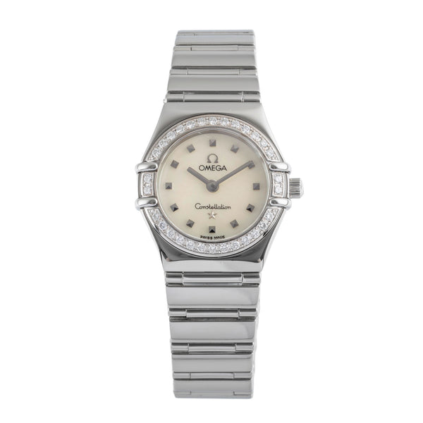 Omega Constellation Stahl Quarz MOP Diamonds Damen Ref. 1460.75.00 895.1243  [2504307]