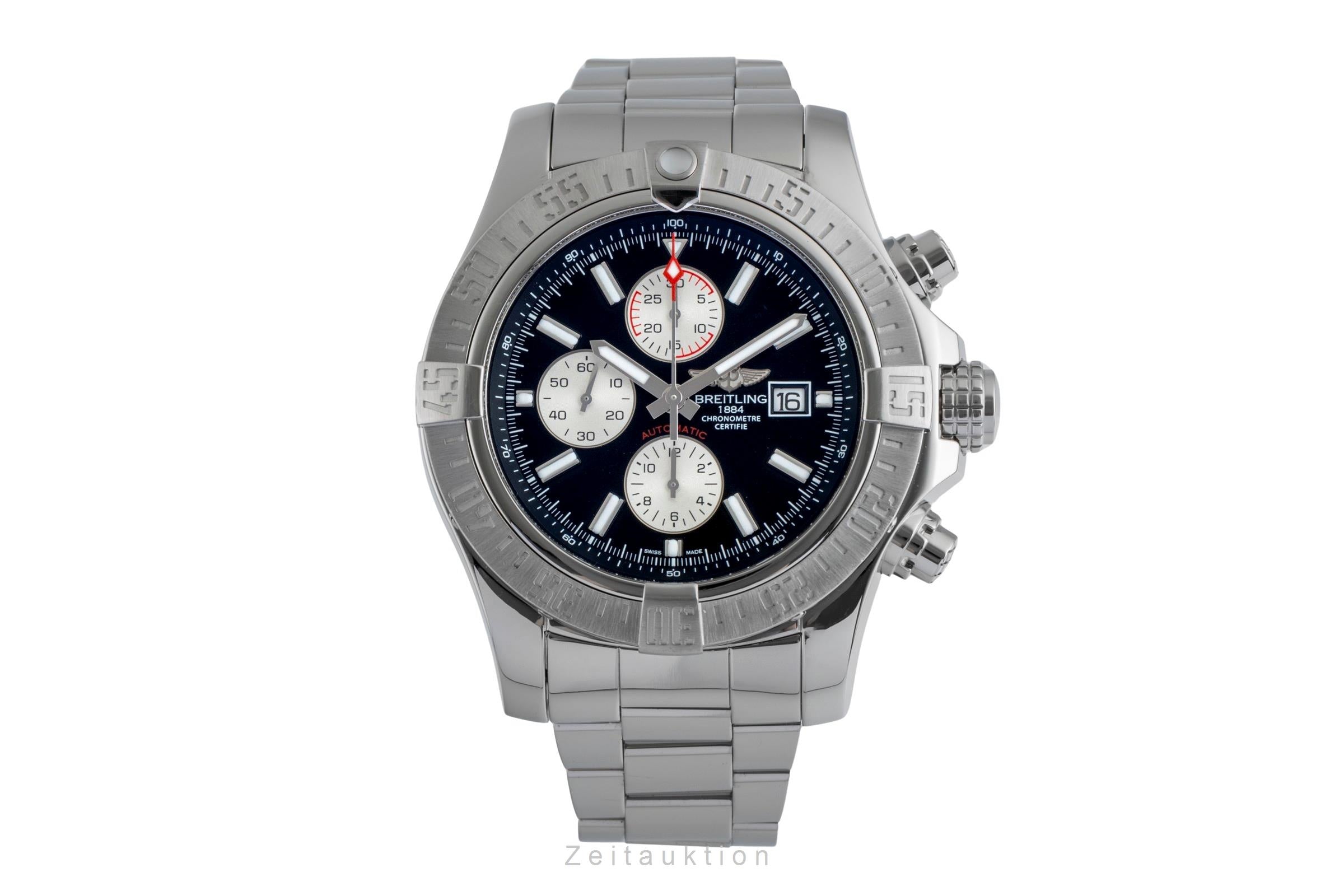Breitling Super Avenger II chronographe acier automatique montre pour hommes A13371  [2504308]