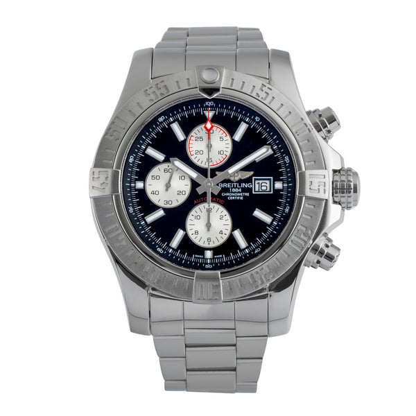 Breitling Super Avenger II chronographe acier automatique montre pour hommes A13371  [2504308]