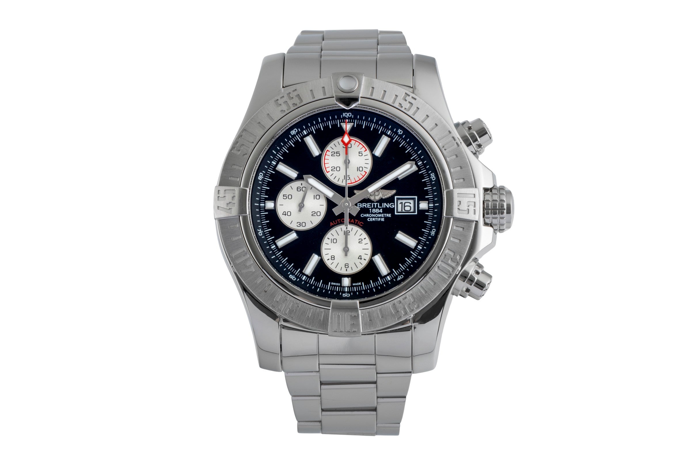 Breitling Super Avenger II chronograph steel automatic men's watch A13371  [2504308]