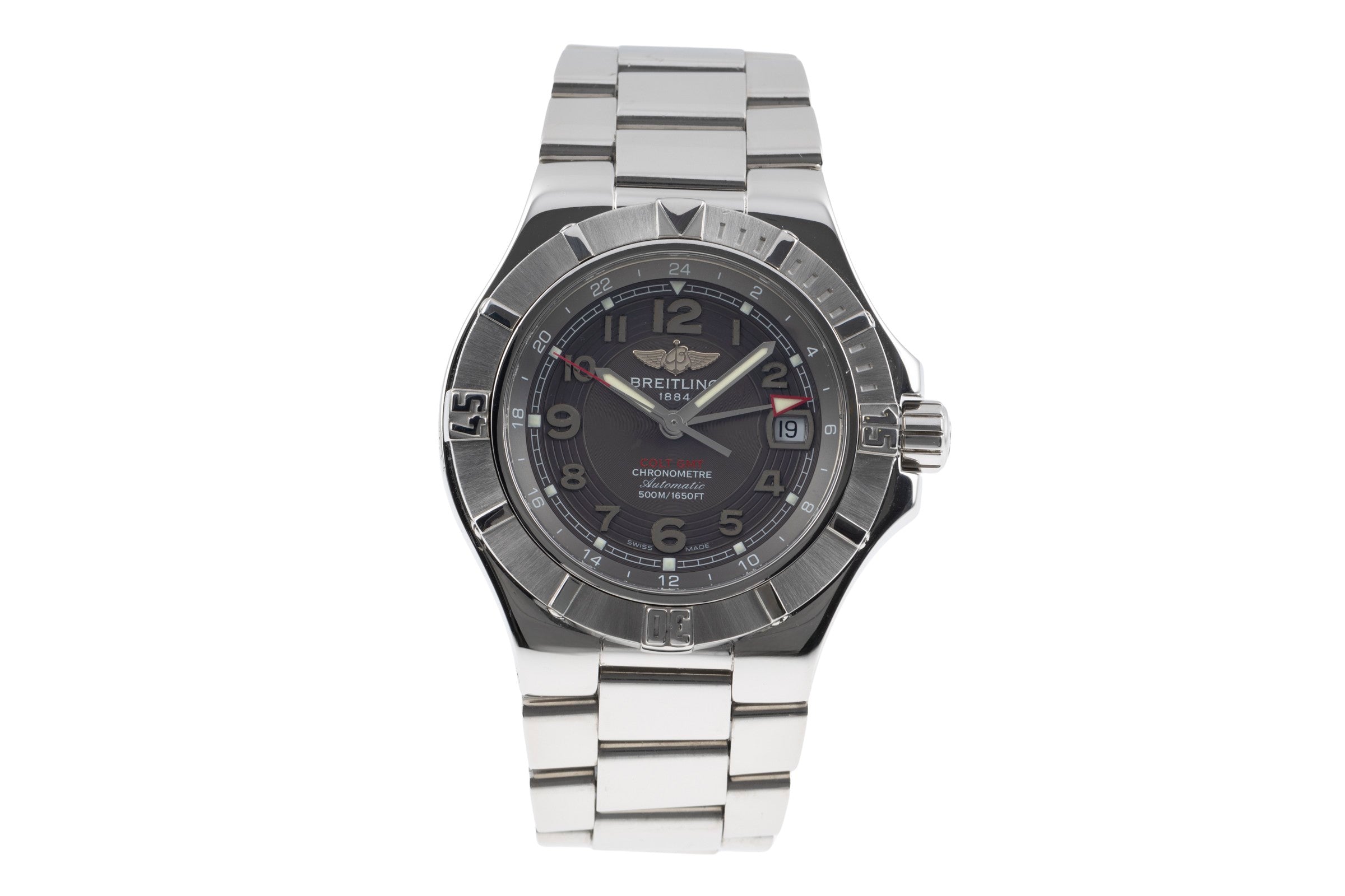 Breitling Colt GMT acero automático reloj para caballeros A32370  [2504310]