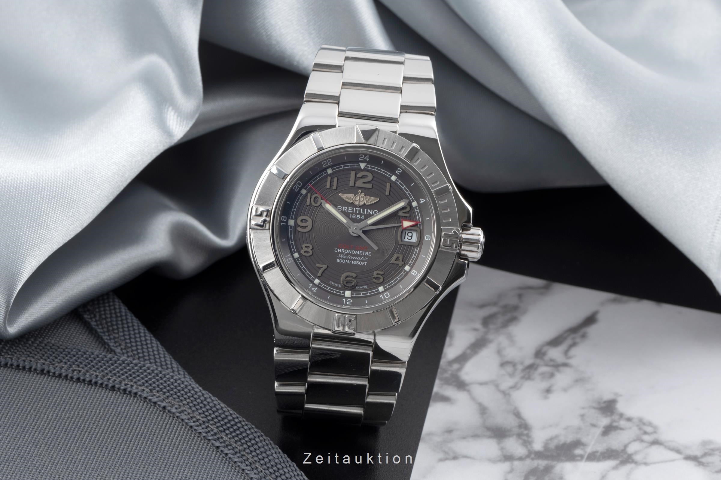 Breitling Colt GMT acier automatique montre pour hommes A32370  [2504310]