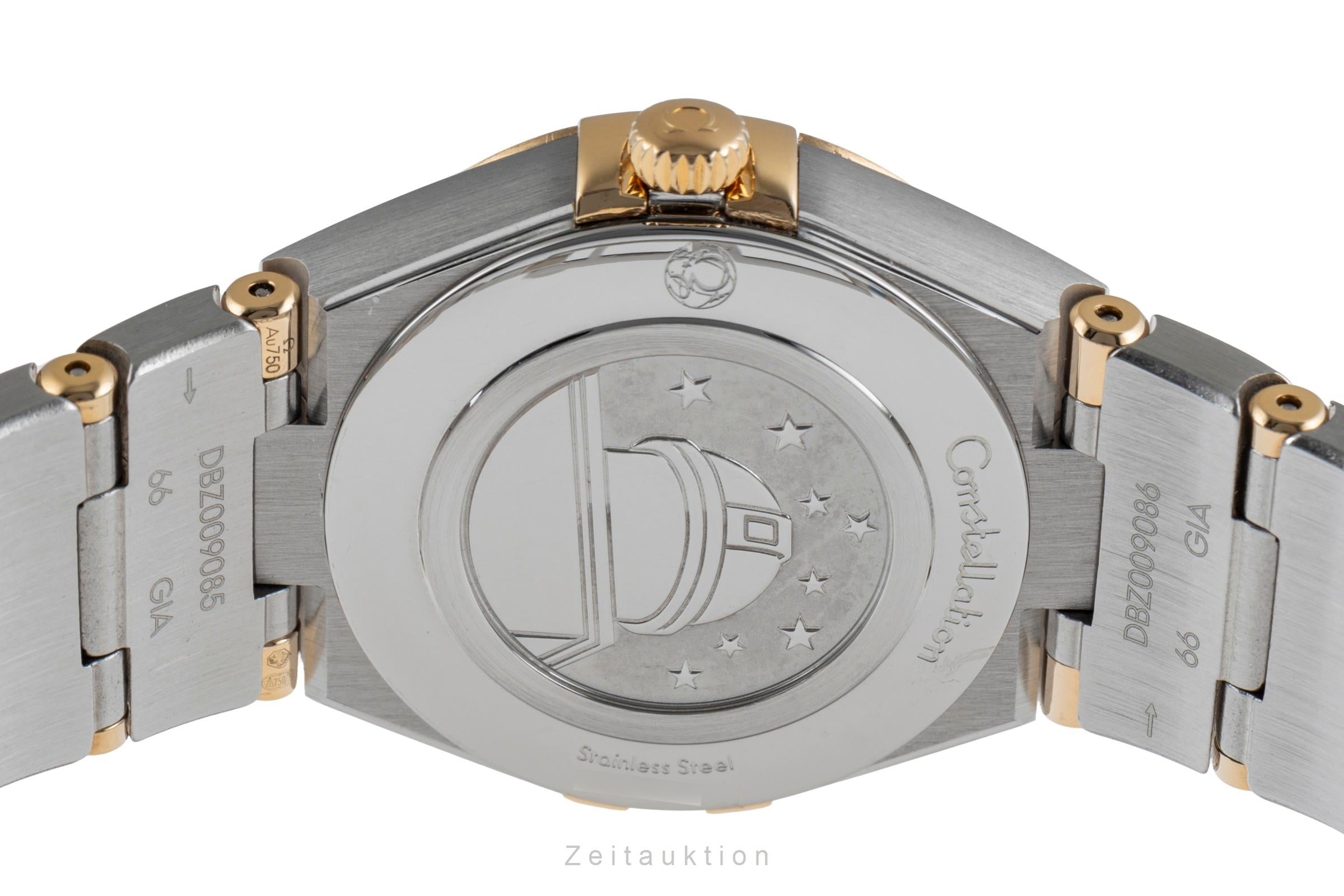 Omega Constellation Stahl / Gold Quarz Damenuhr Ref 131.20.28.60.05.002 B&P 2022 [2504311]