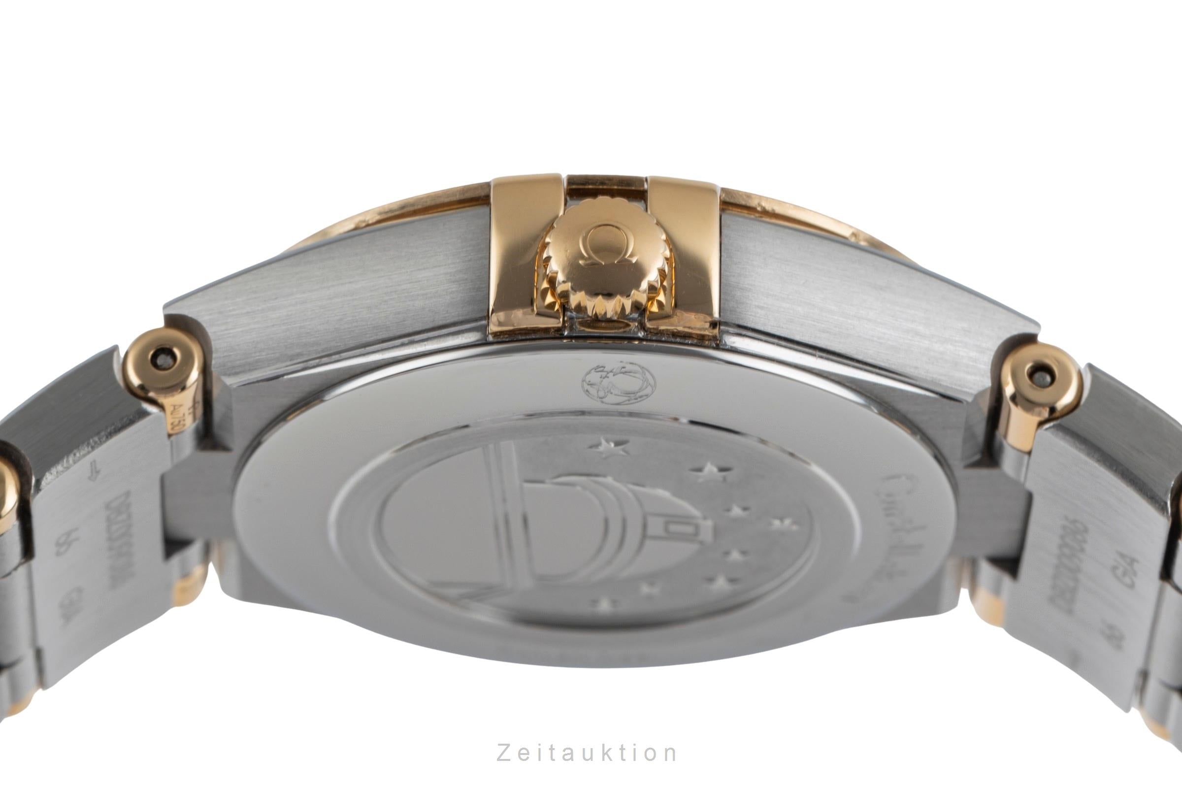 Omega Constellation Stahl / Gold Quarz Damenuhr Ref 131.20.28.60.05.002 B&P 2022 [2504311]