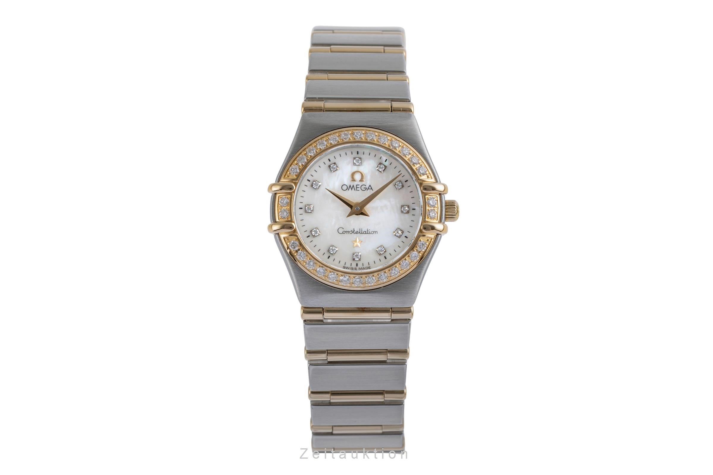 Omega Constellation steel gold quartz 1456