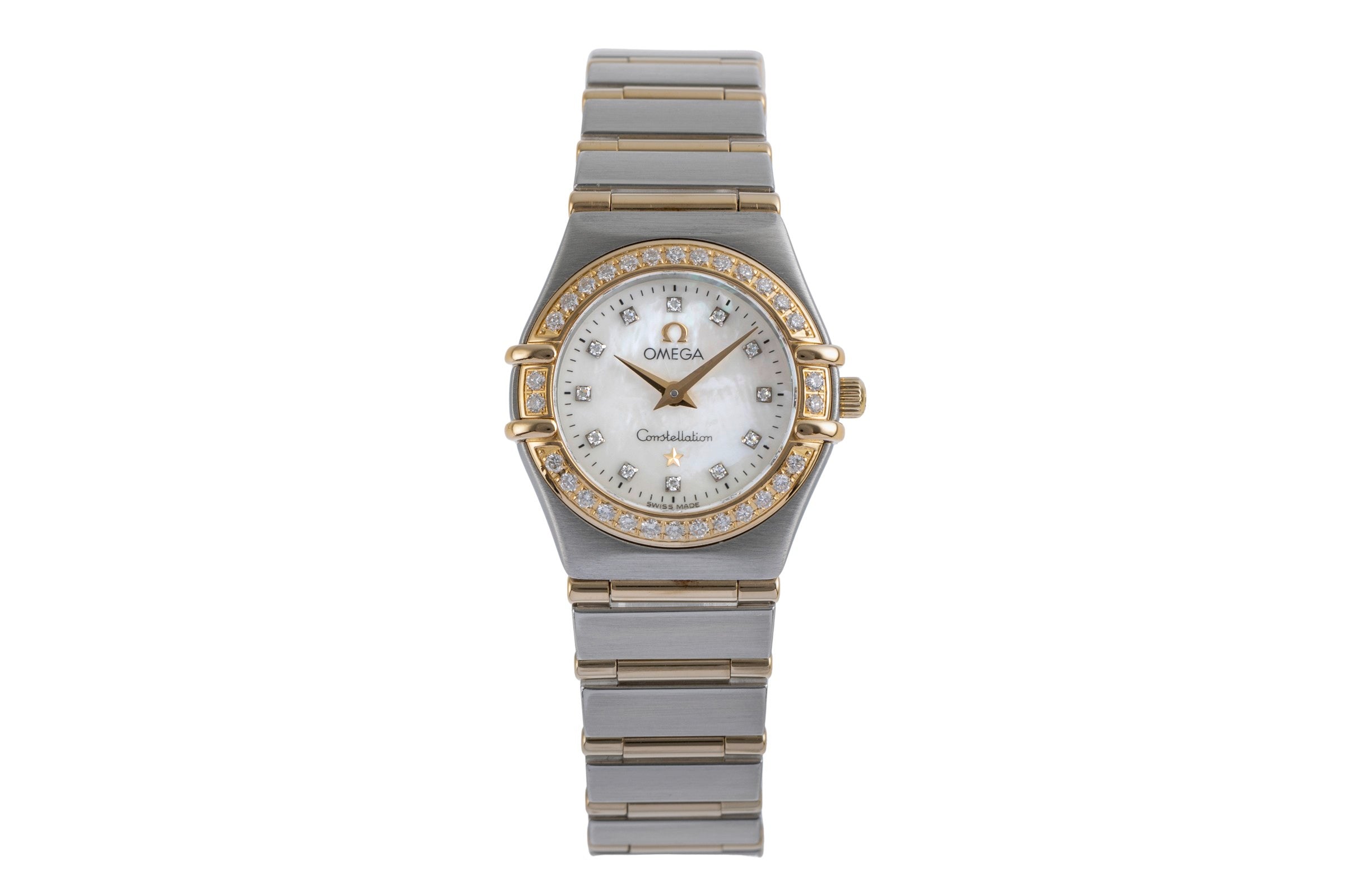 Omega Constellation steel / gold quartz women's watch 1267.75.00 LP: 10400EUR  [2504312]