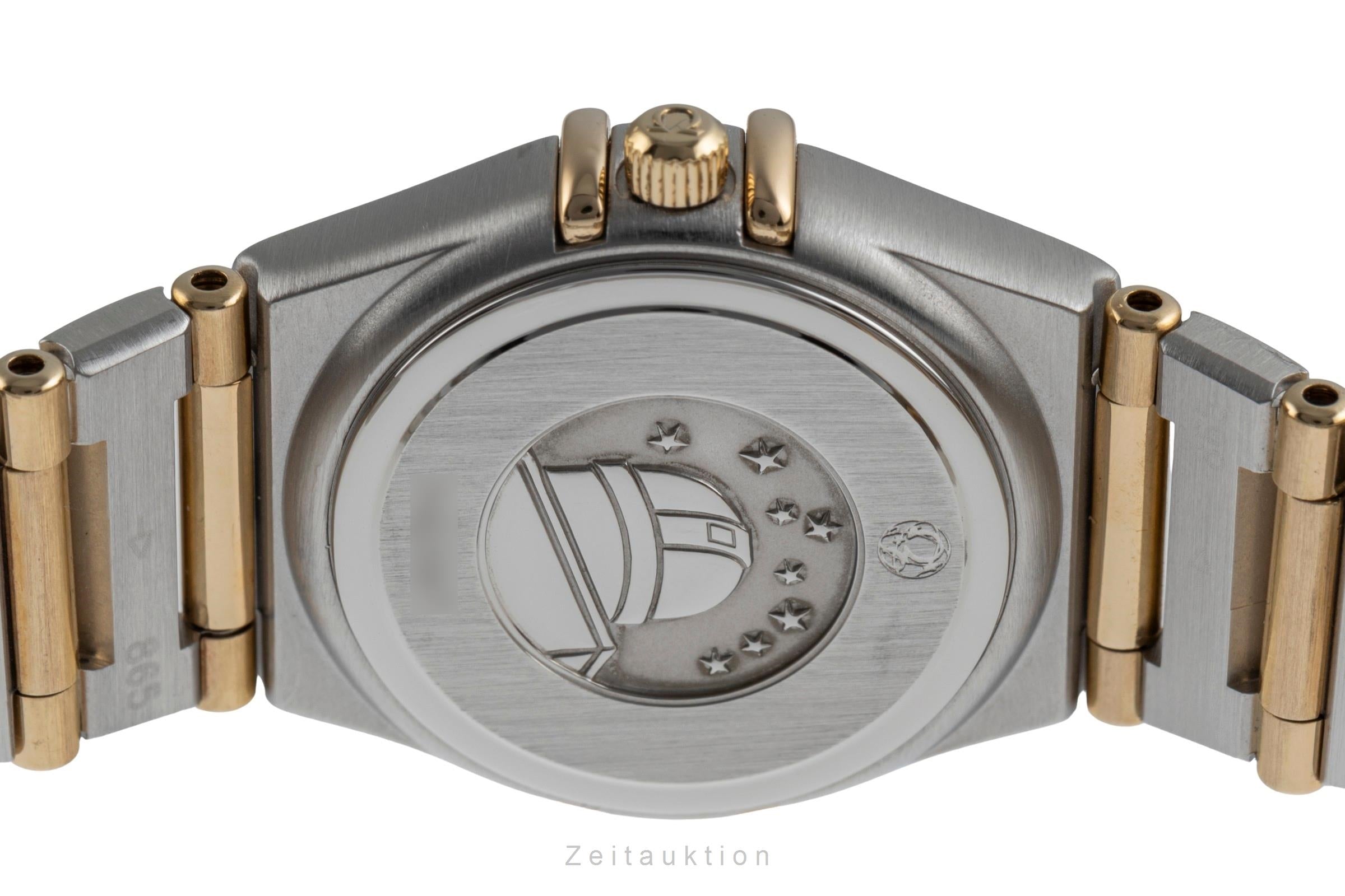 Omega Constellation steel / gold quartz women's watch 1267.75.00 LP: 10400EUR  [2504312]
