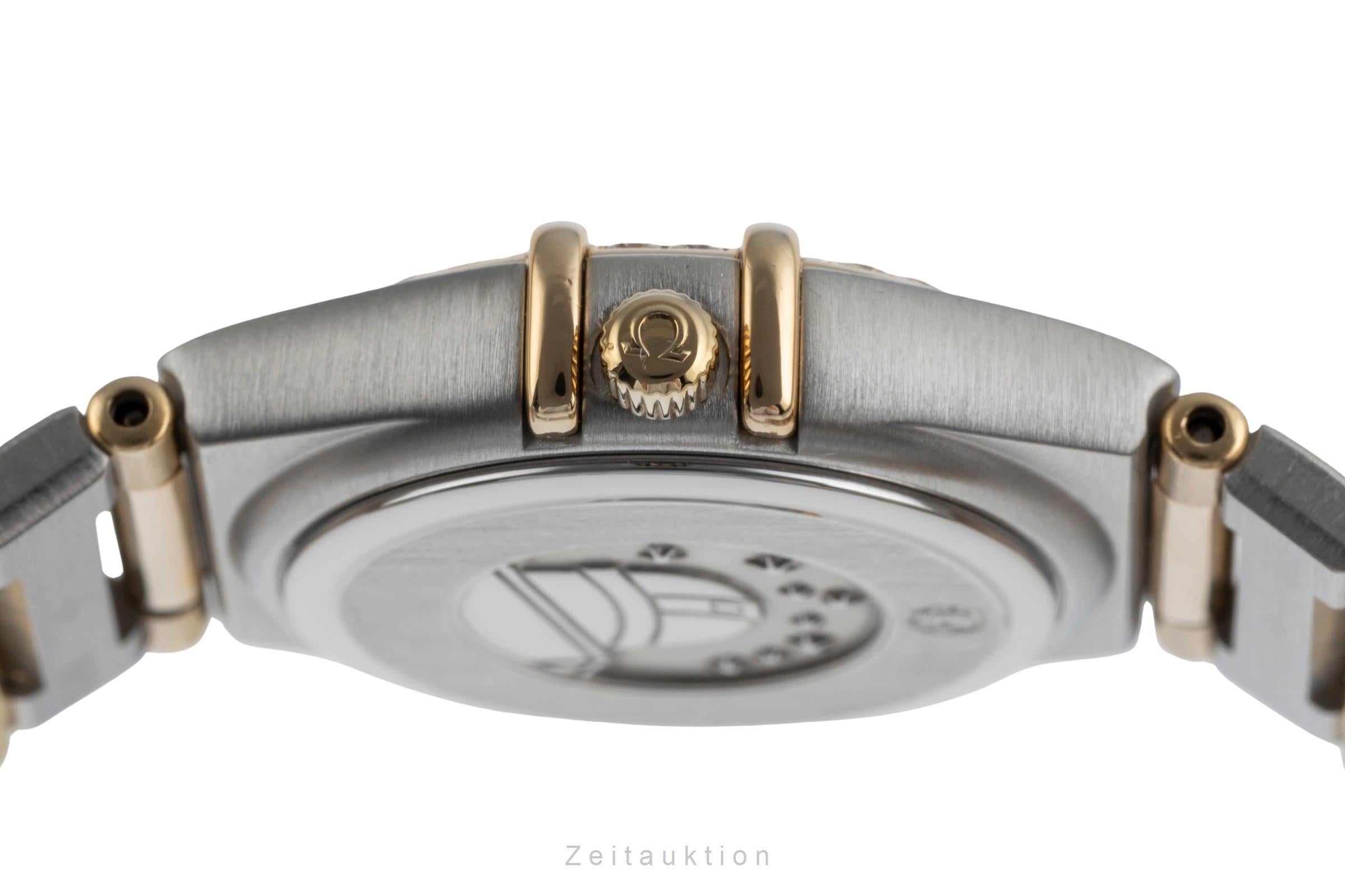 Omega Constellation steel / gold quartz women's watch 1267.75.00 LP: 10400EUR  [2504312]