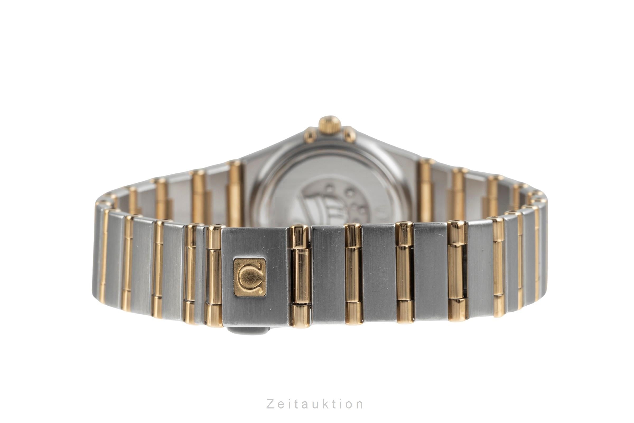 Omega Constellation steel / gold quartz women's watch 1267.75.00 LP: 10400EUR  [2504312]