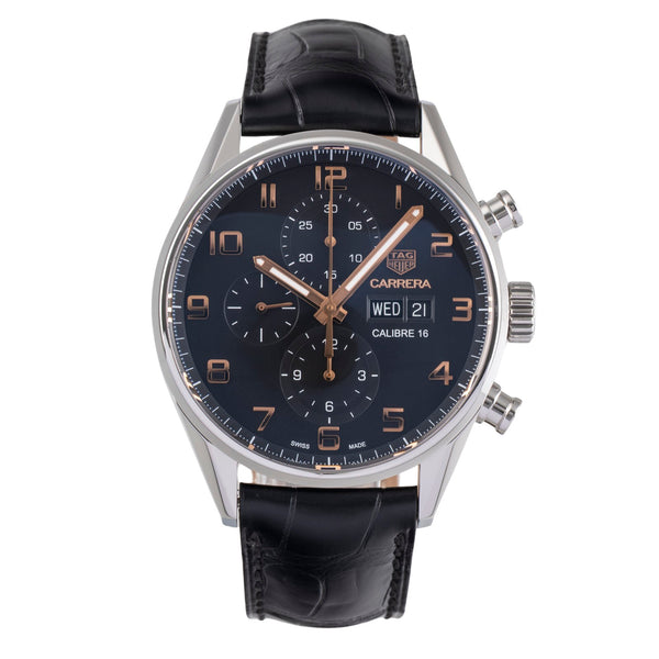 Tag Heuer Carrera Chronograph Stahl Automatik Herrenuhr Ref. CV2A1AB.FC6379  [2504314]