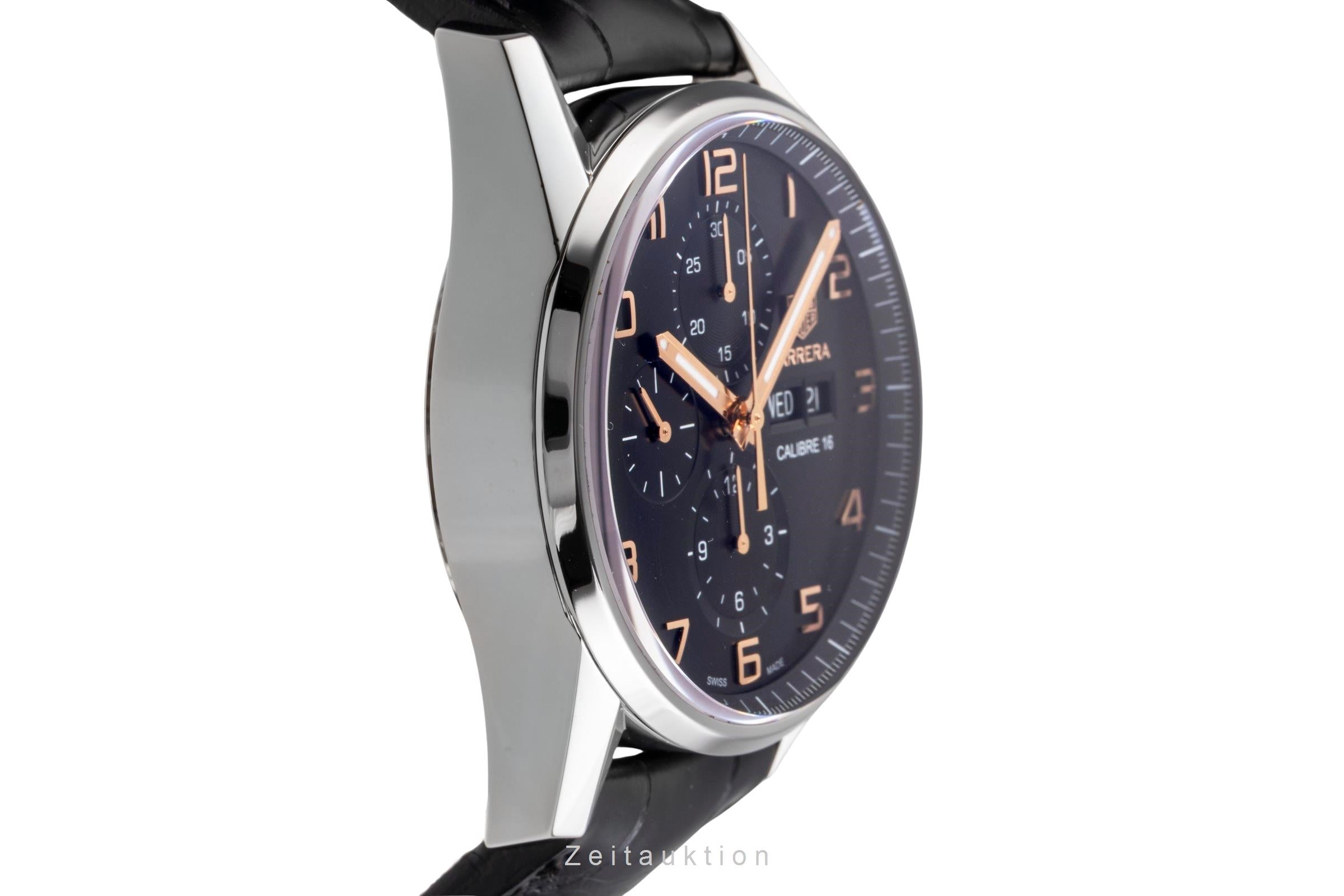 Tag Heuer Carrera Chronograph Stahl Automatik Herrenuhr Ref. CV2A1AB.FC6379  [2504314]